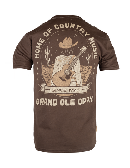 Opry Country Queen Pocket T-Shirt - BROWN / XS - CREWS