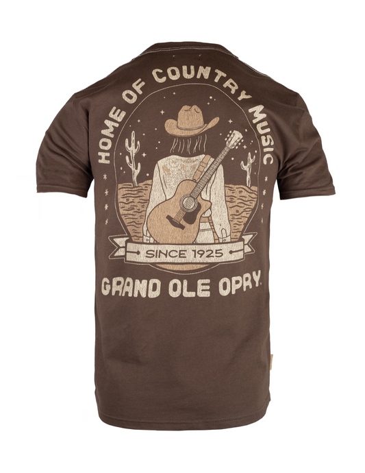 Opry Country Queen Pocket T-Shirt - BROWN / XS - CREWS