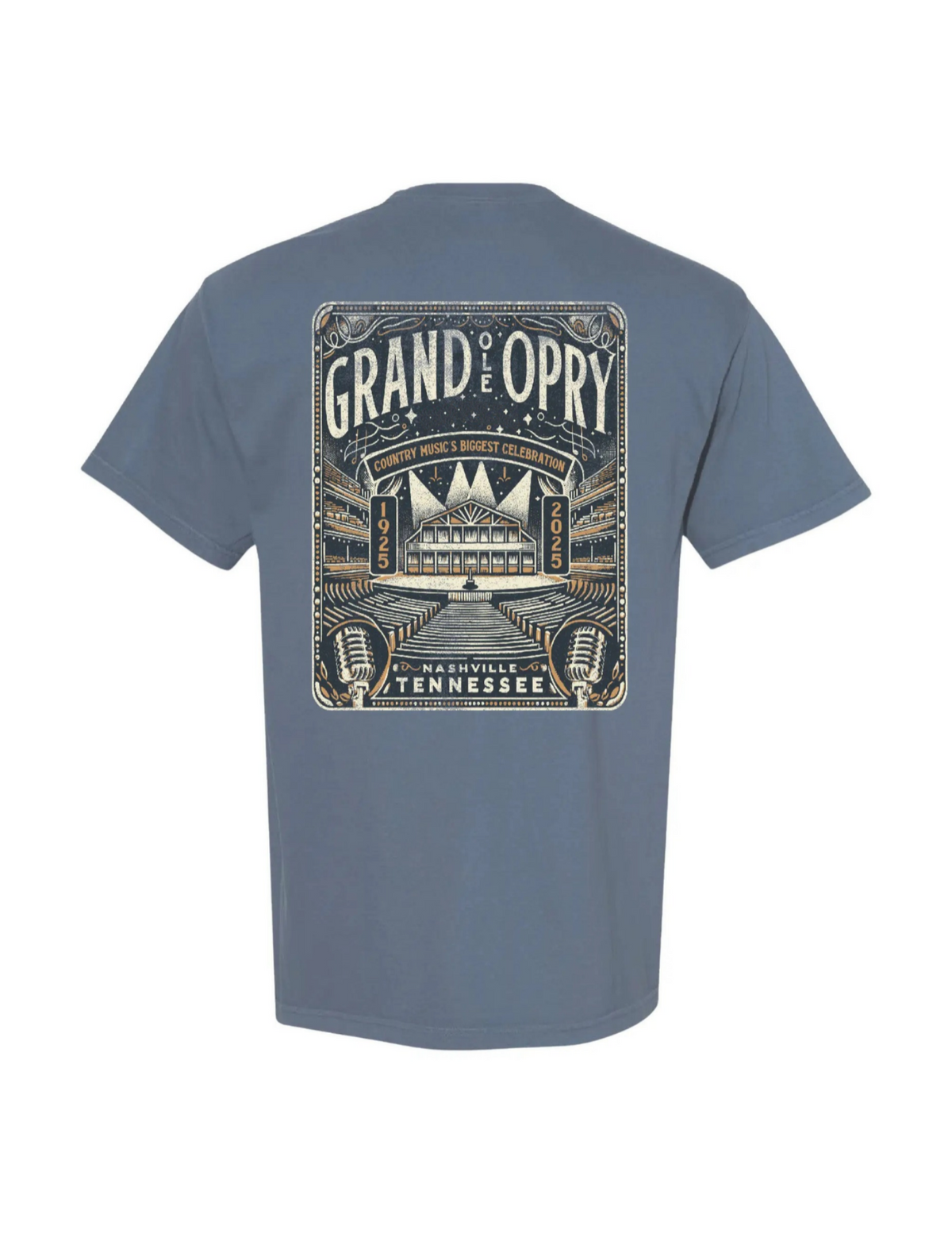 Opry Country’s Most Famous Stage Tee - BLUE / SM - CREWS