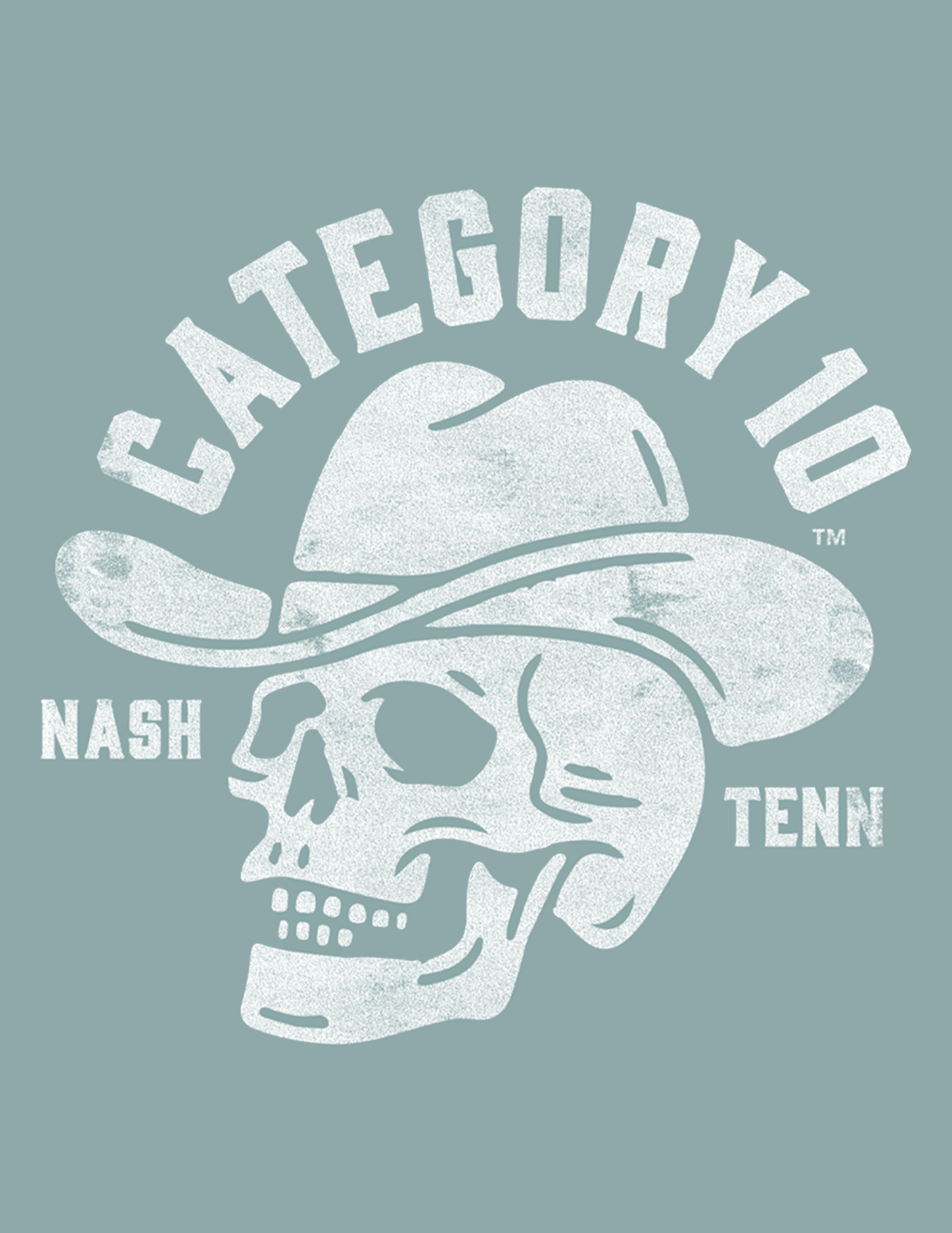 Category 10 Cowboy Skull T-Shirt