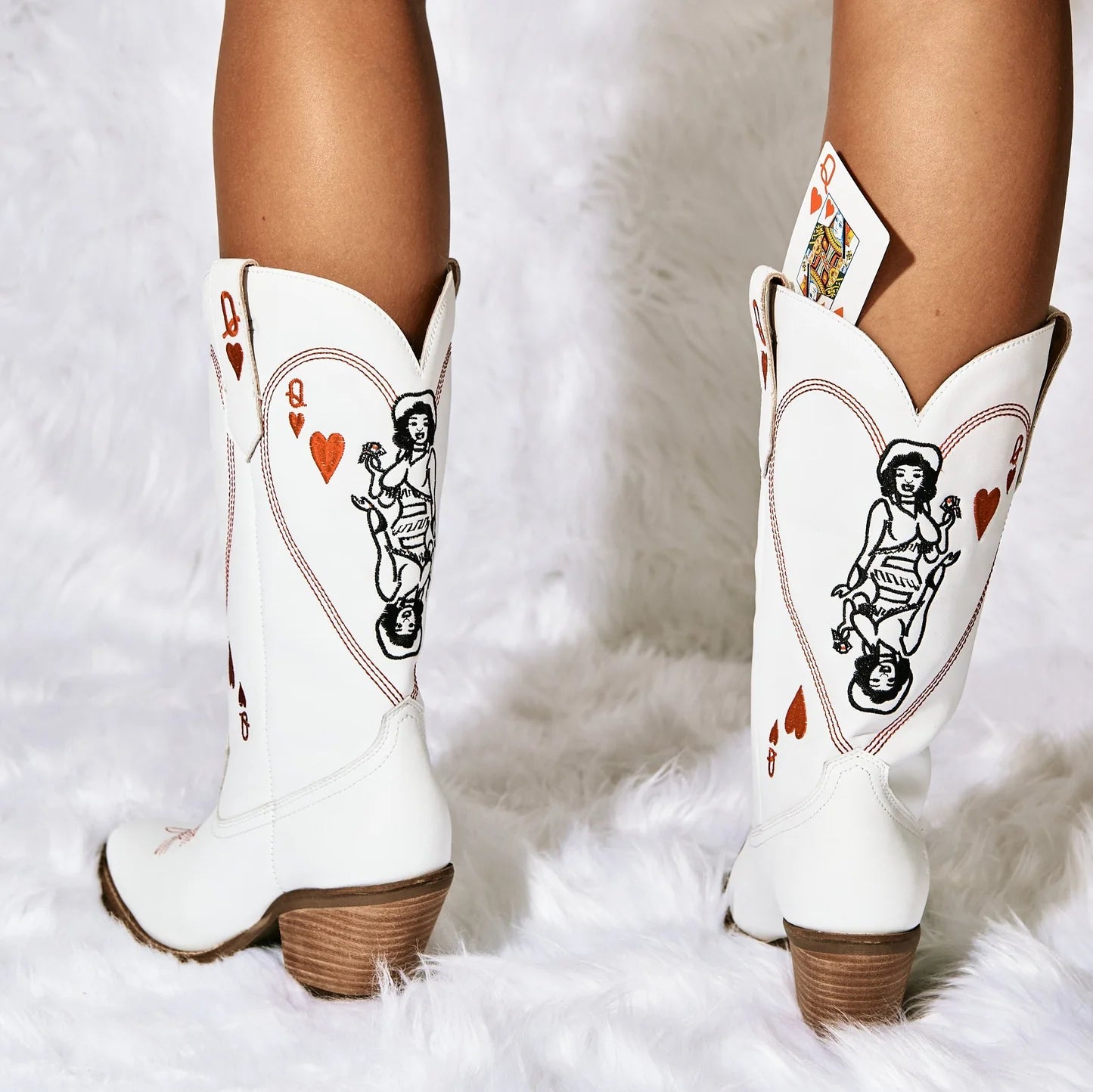 Queen of Hearts Dingo Boots