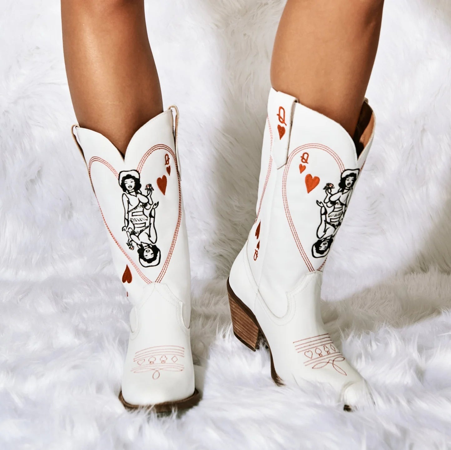 Queen of Hearts Dingo Boots