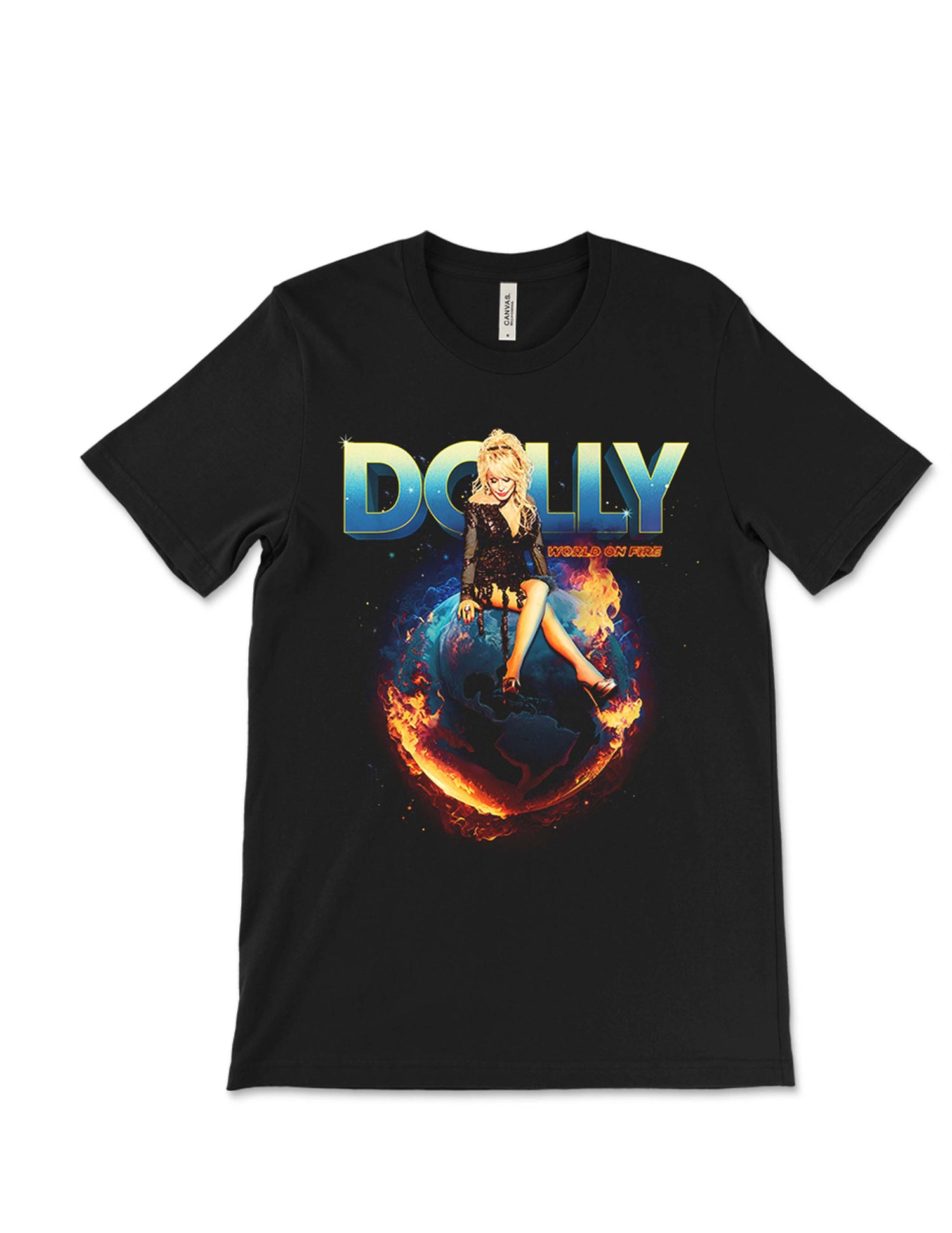 Dolly Parton World On Fire T-Shirt
