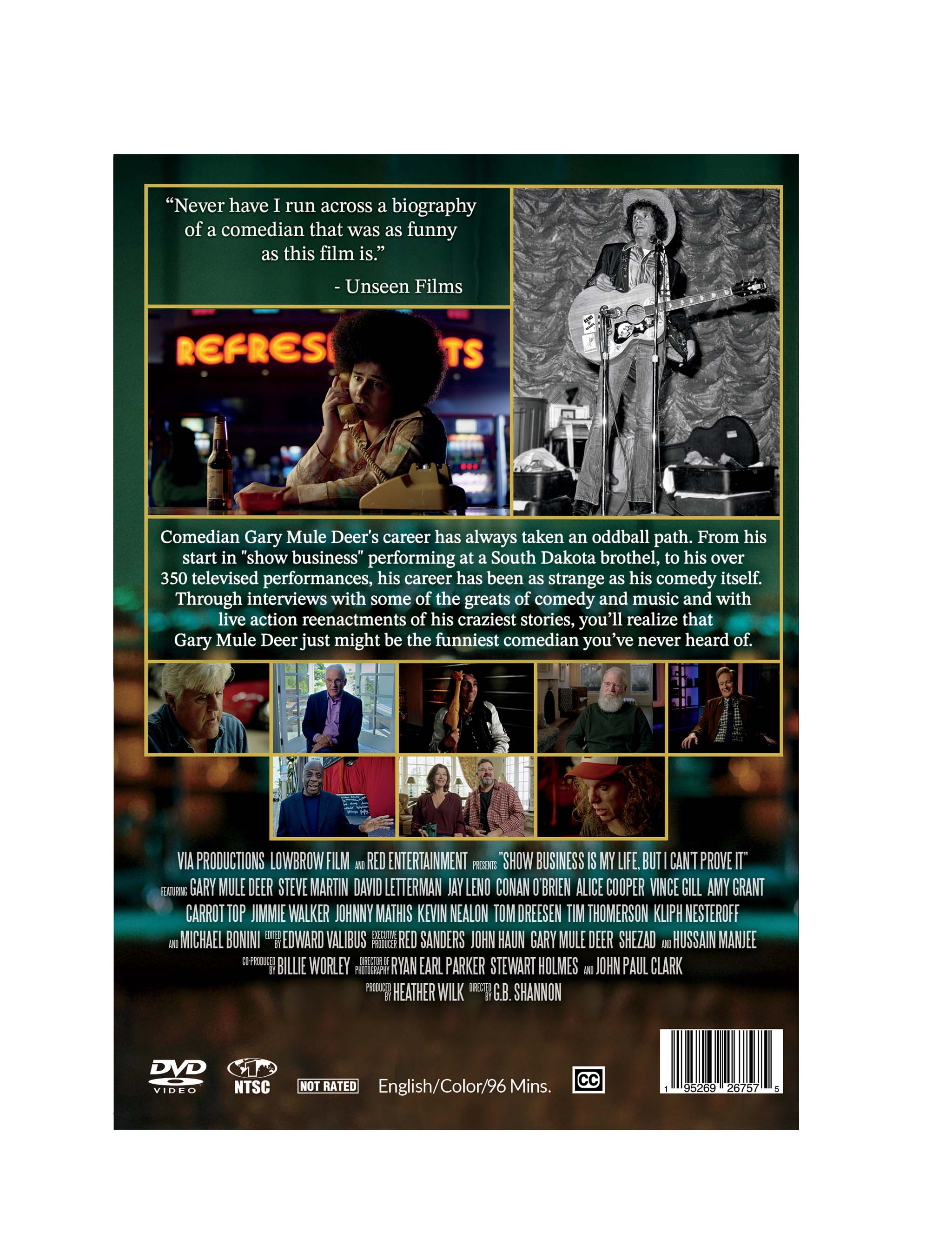 Gary Mule Deer: Show Business Is My Life But I Can't Prove It (DVD)
