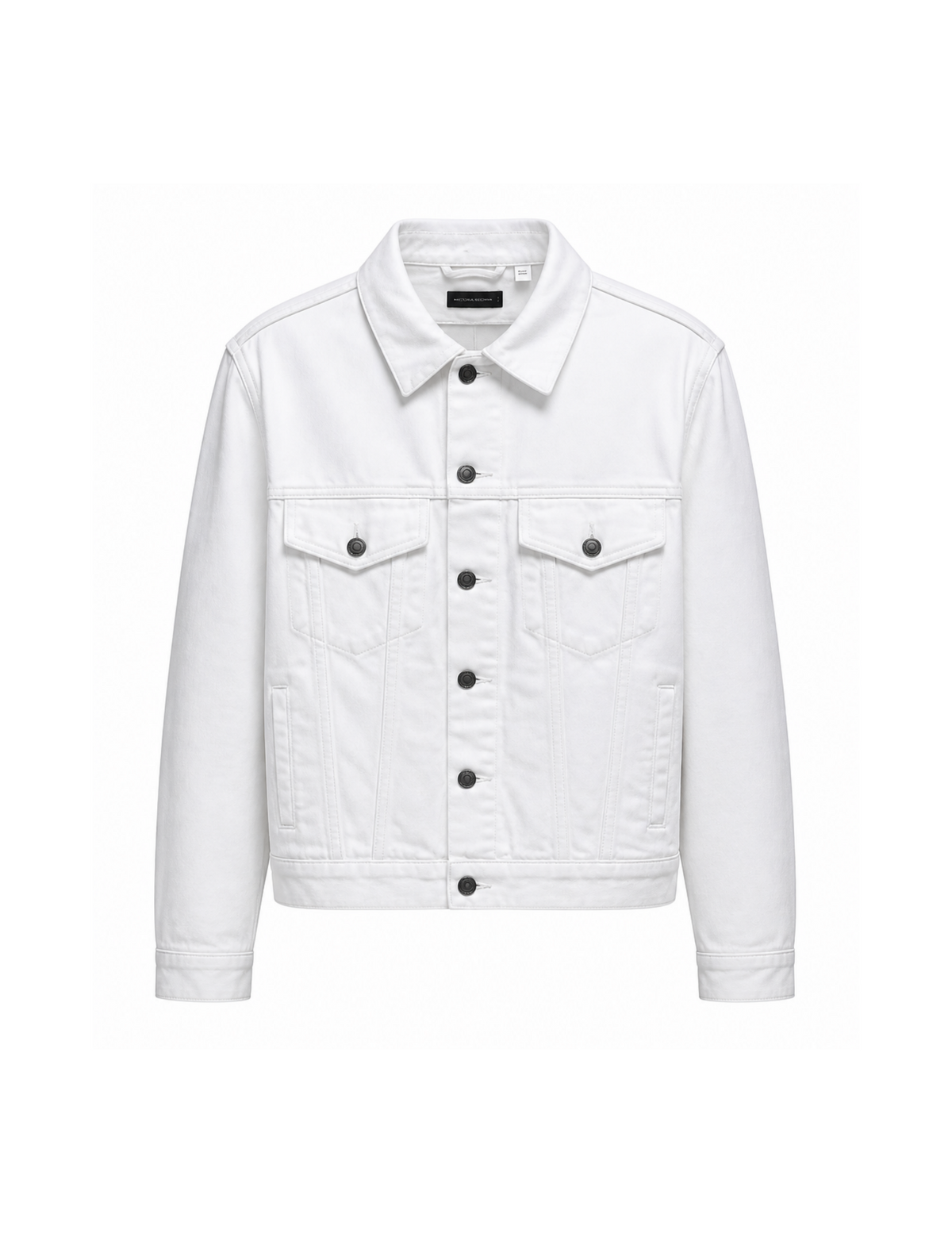 Daniel Diamond Dallas Pink Rhinestone Fringe White Denim Jacket - JACKETS