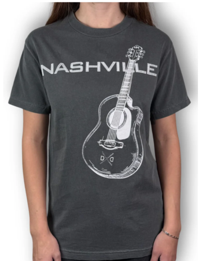 Daniel Diamond Nashville Rhinestone Guitar Tee - CREWS