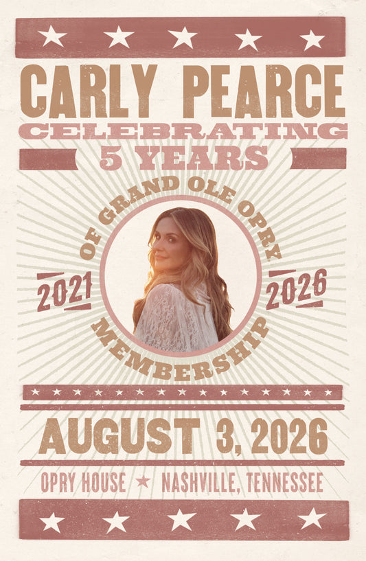 Carly Pearce 5th Anniversary Poster - POSTERS Item Subclass