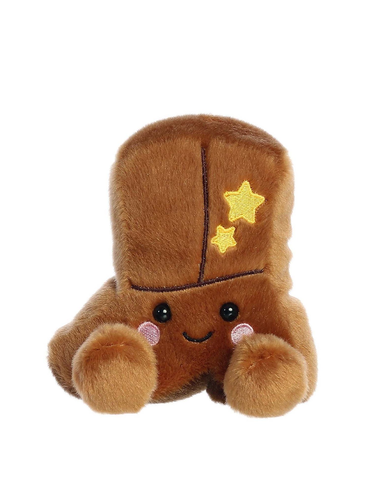 Cowboy Boot Brown Plush