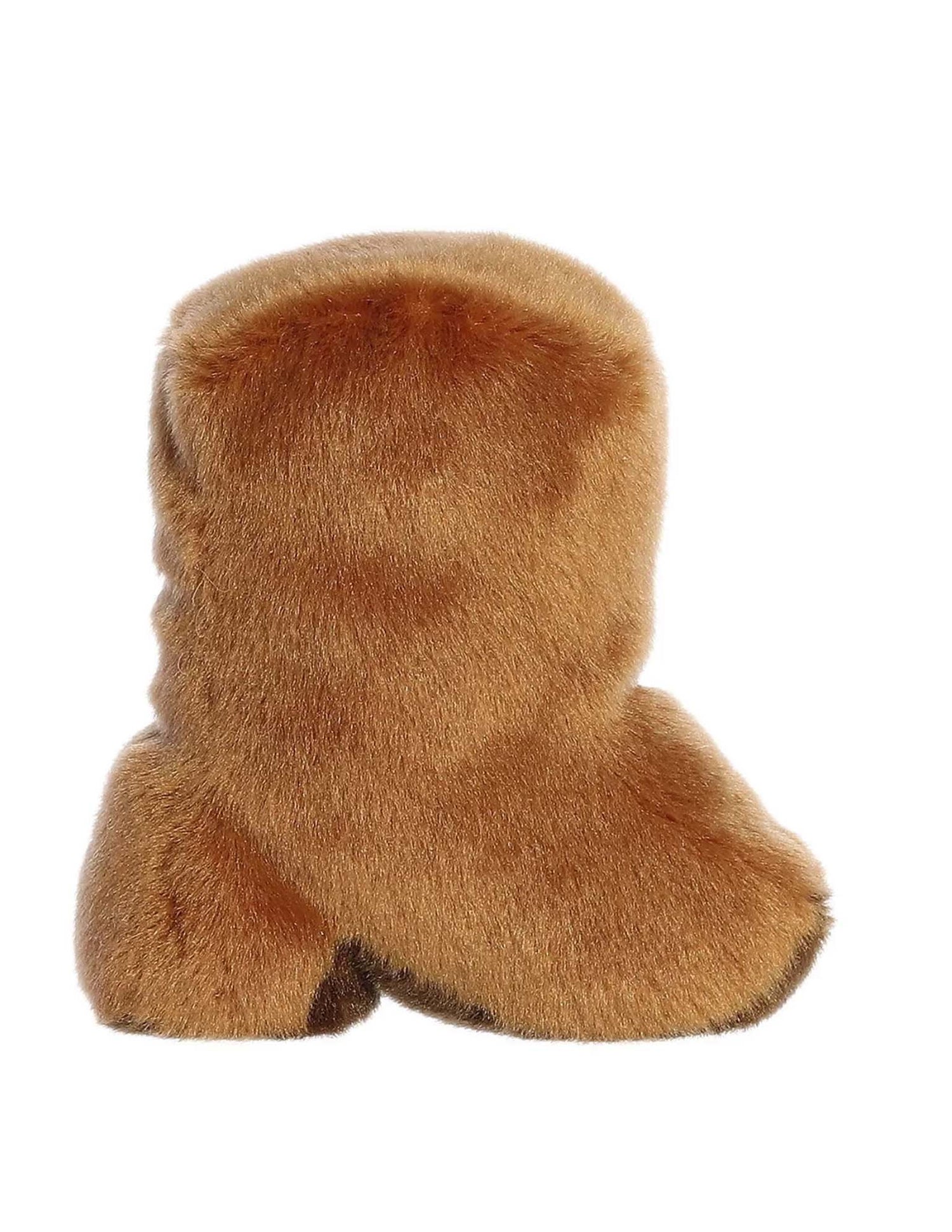 Cowboy Boot Brown Plush