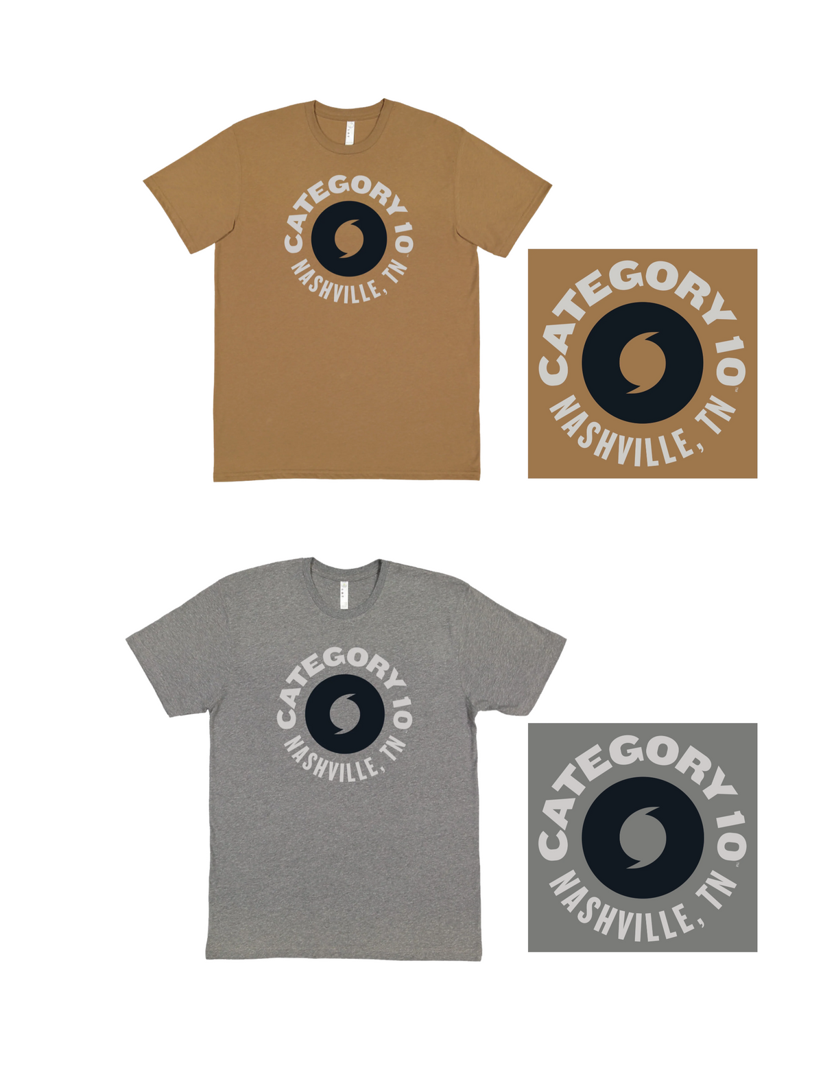 Category 10 Nashville Logo T-Shirt & Mug Bundle