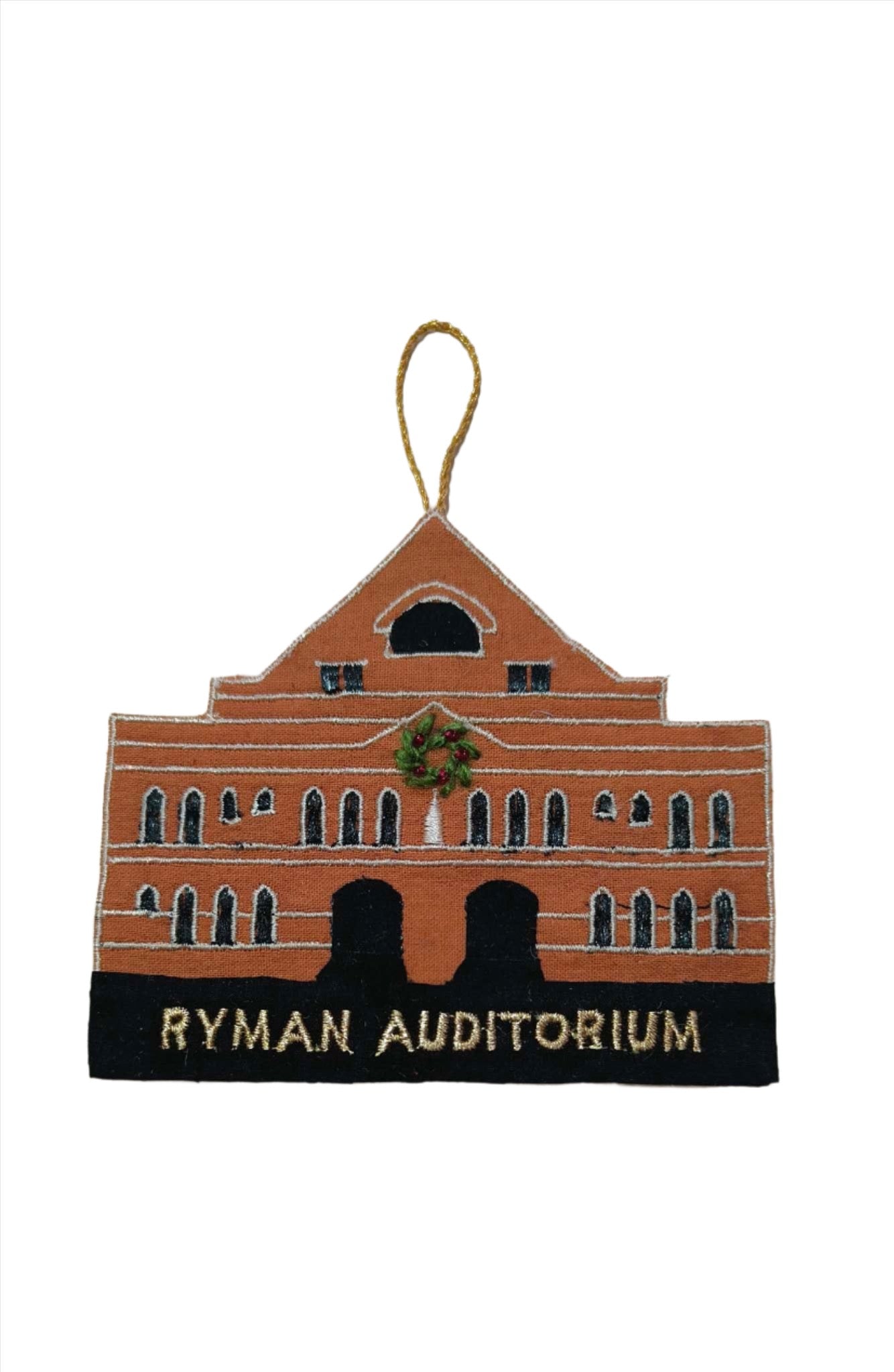 Ryman Building Wool Ornament