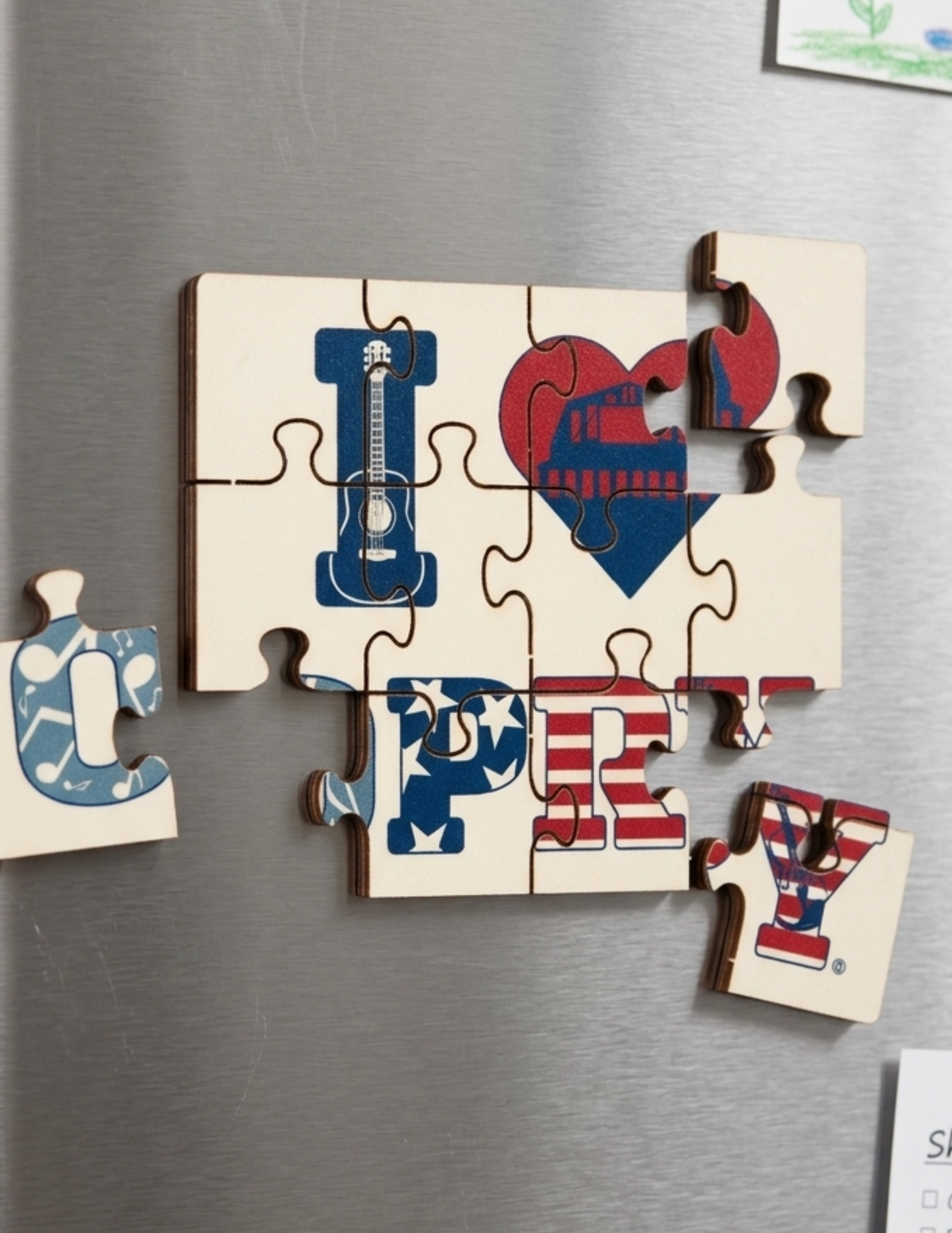 I ❤️ Opry Puzzle Magnet - MAGNETS