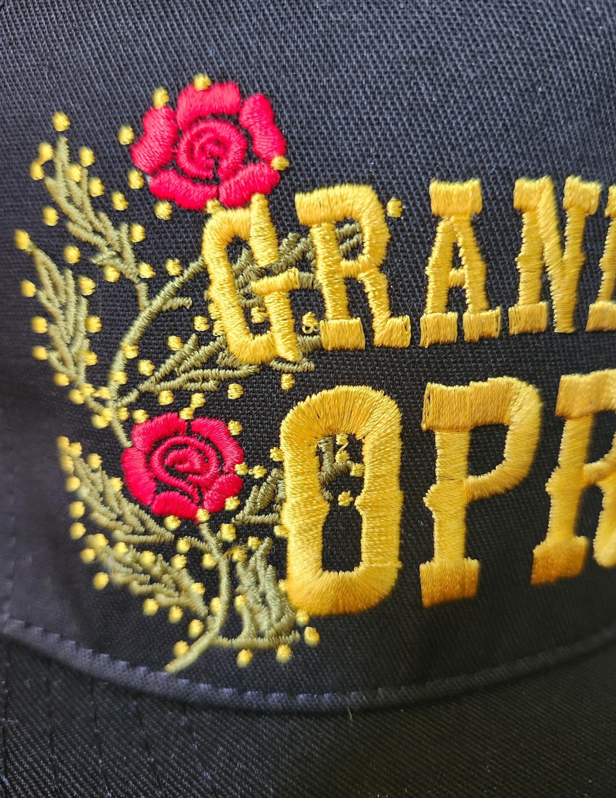 Opry x Imogene + Willie x Manuel Rose Embroidered Hat - BASEBALL