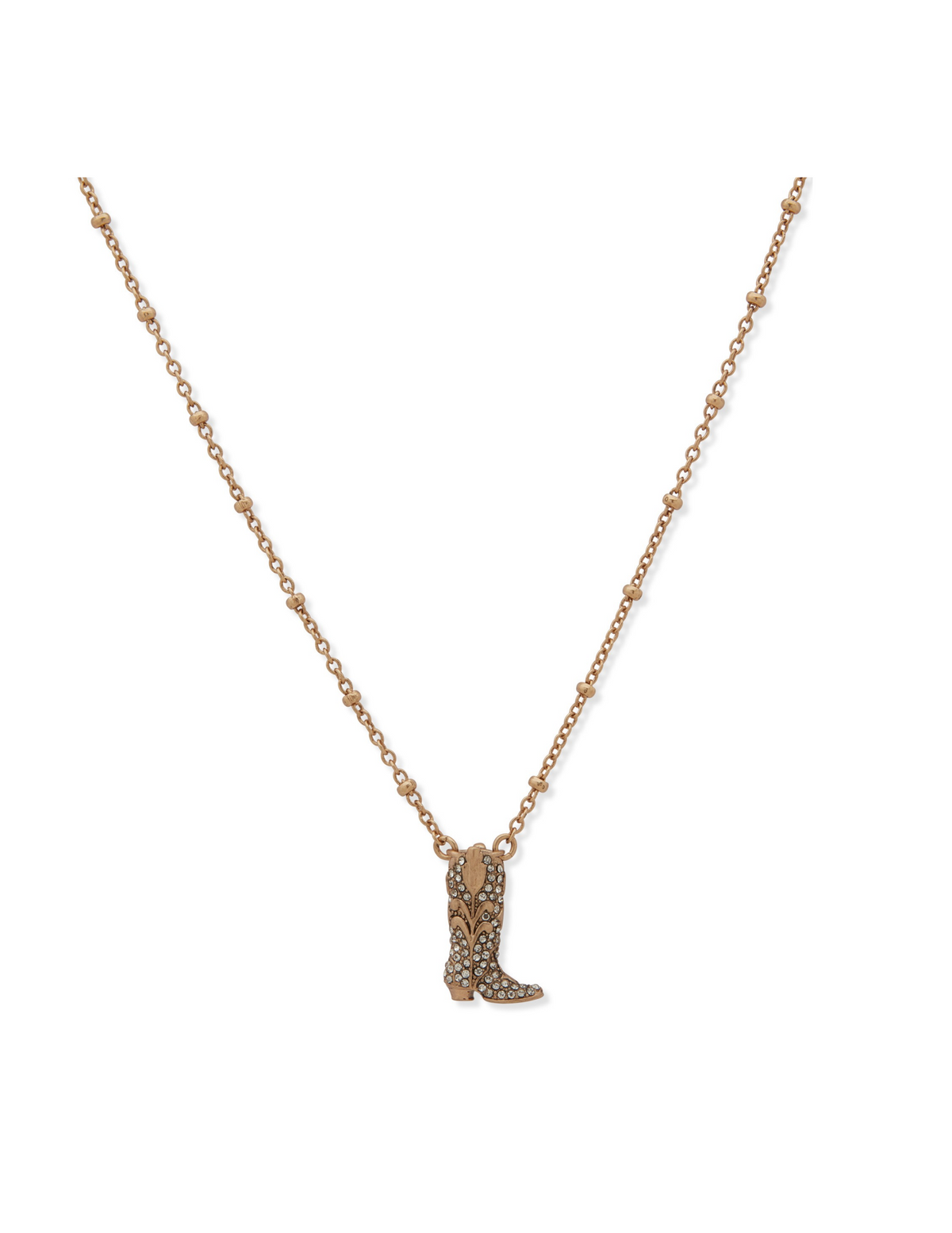 Lainey Wilson Pave Boot Pendant Necklace - NECKLACE