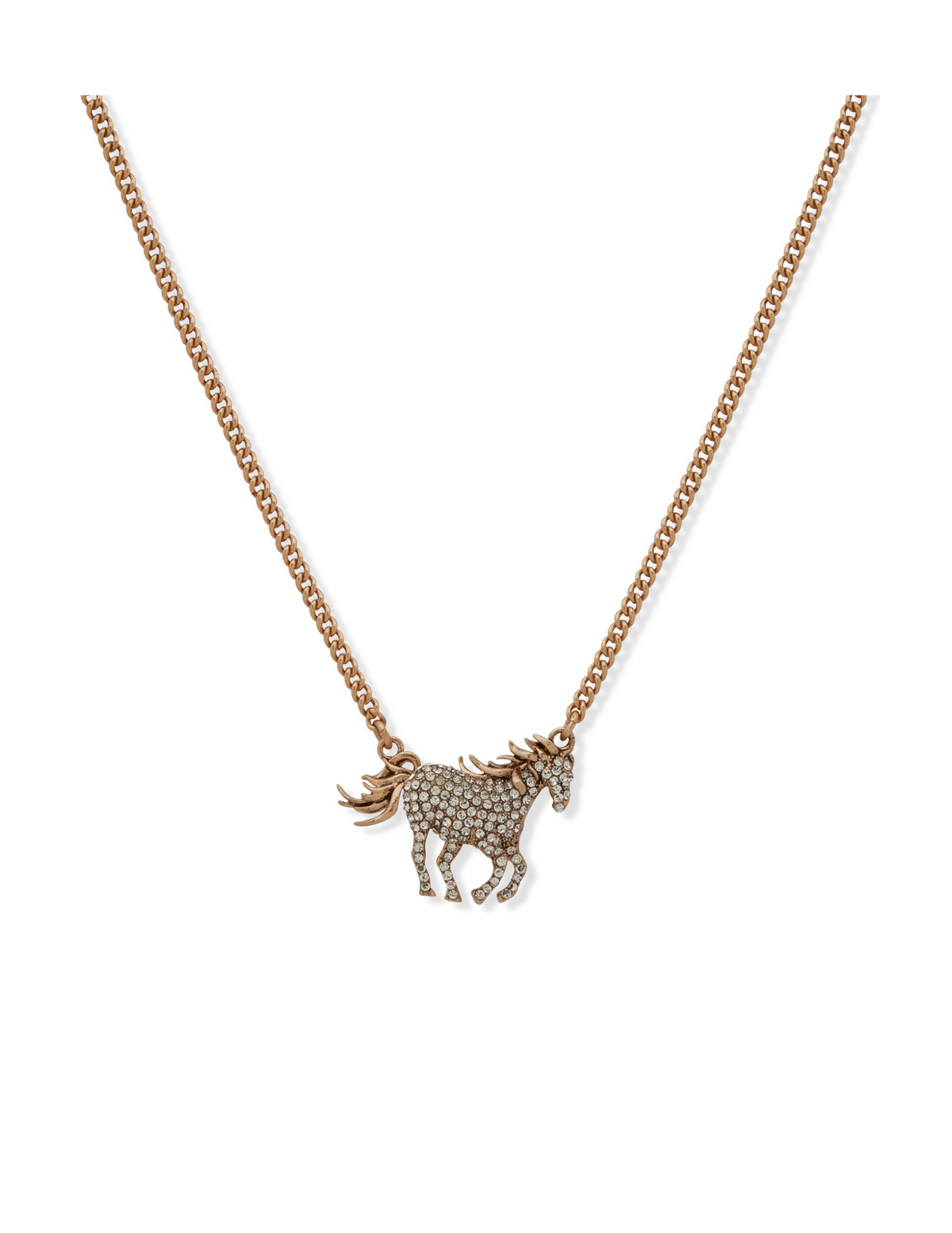 Lainey Wilson Pave Horse Pendant Necklace - NECKLACE