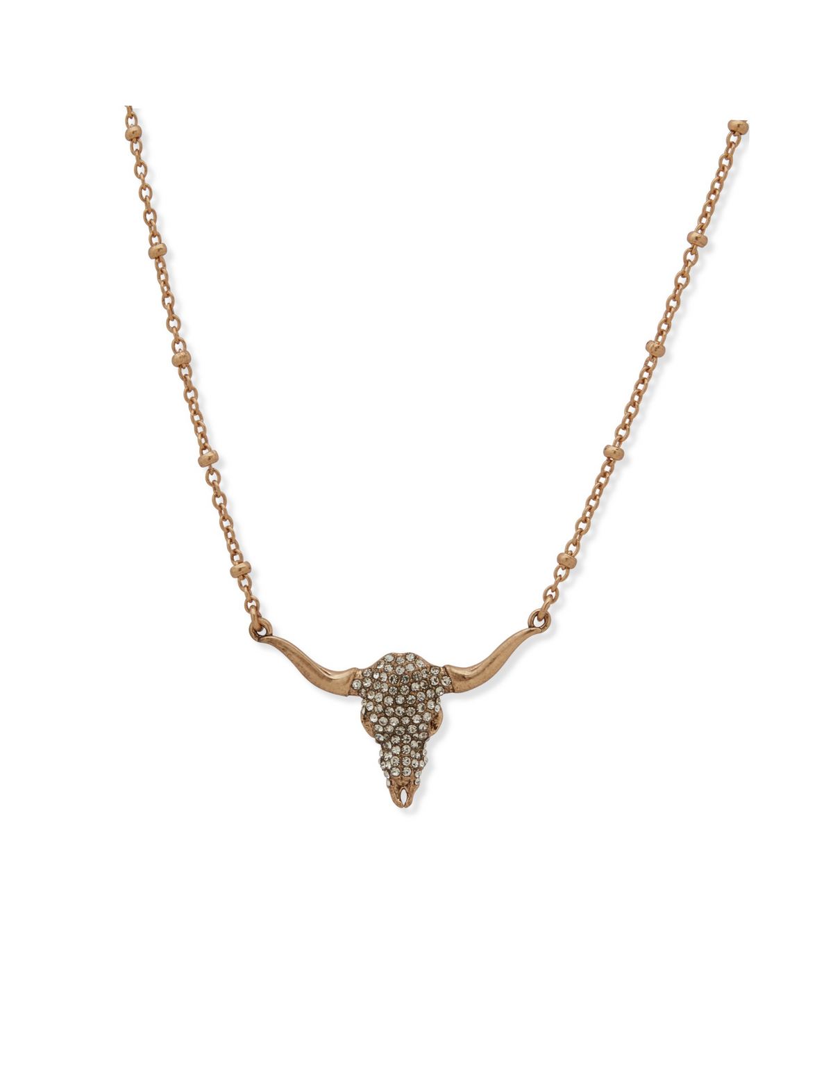Lainey Wilson Pave Steer Head Pendant Necklace - NECKLACE