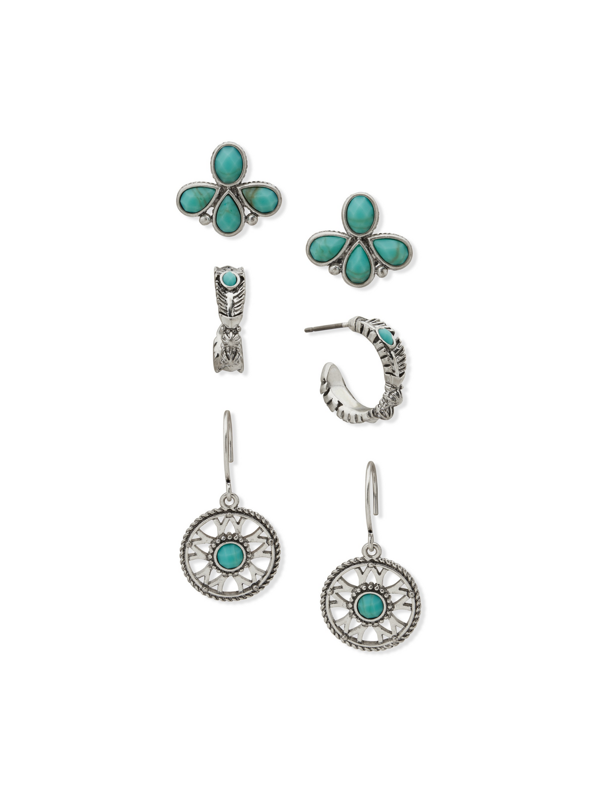 Lainey Wilson Stone Blossom Trio Set Earring Set - EARRINGS