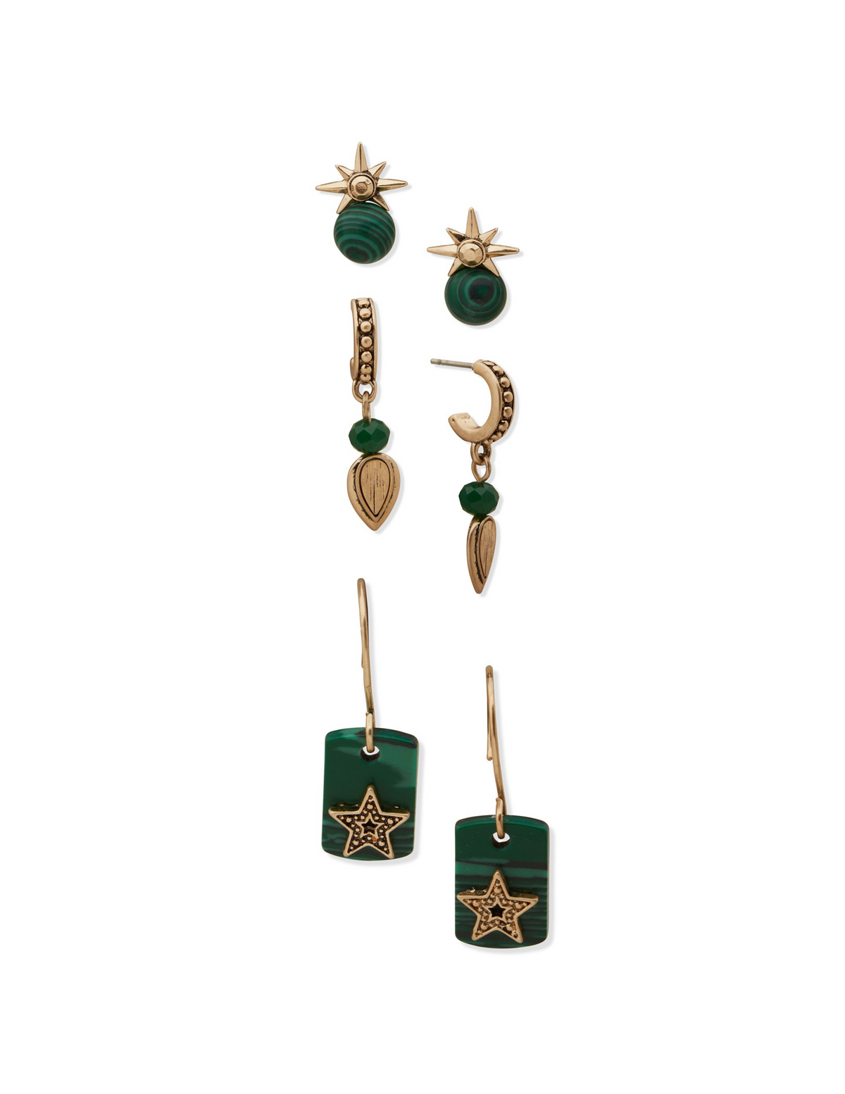 Lainey Wilson Stone Star Trio Earring Set - EARRINGS