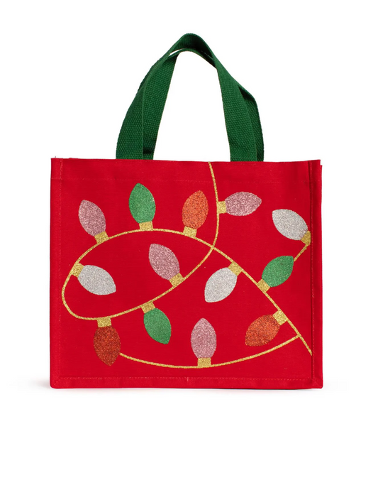 Light It Up Holiday Gift Tote - HANDBAGS