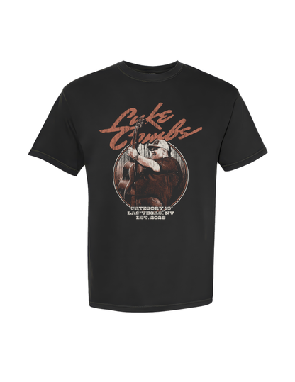 Category 10 Las Vegas Luke Combs Tour T-Shirt - BLACK / SM - CREWS