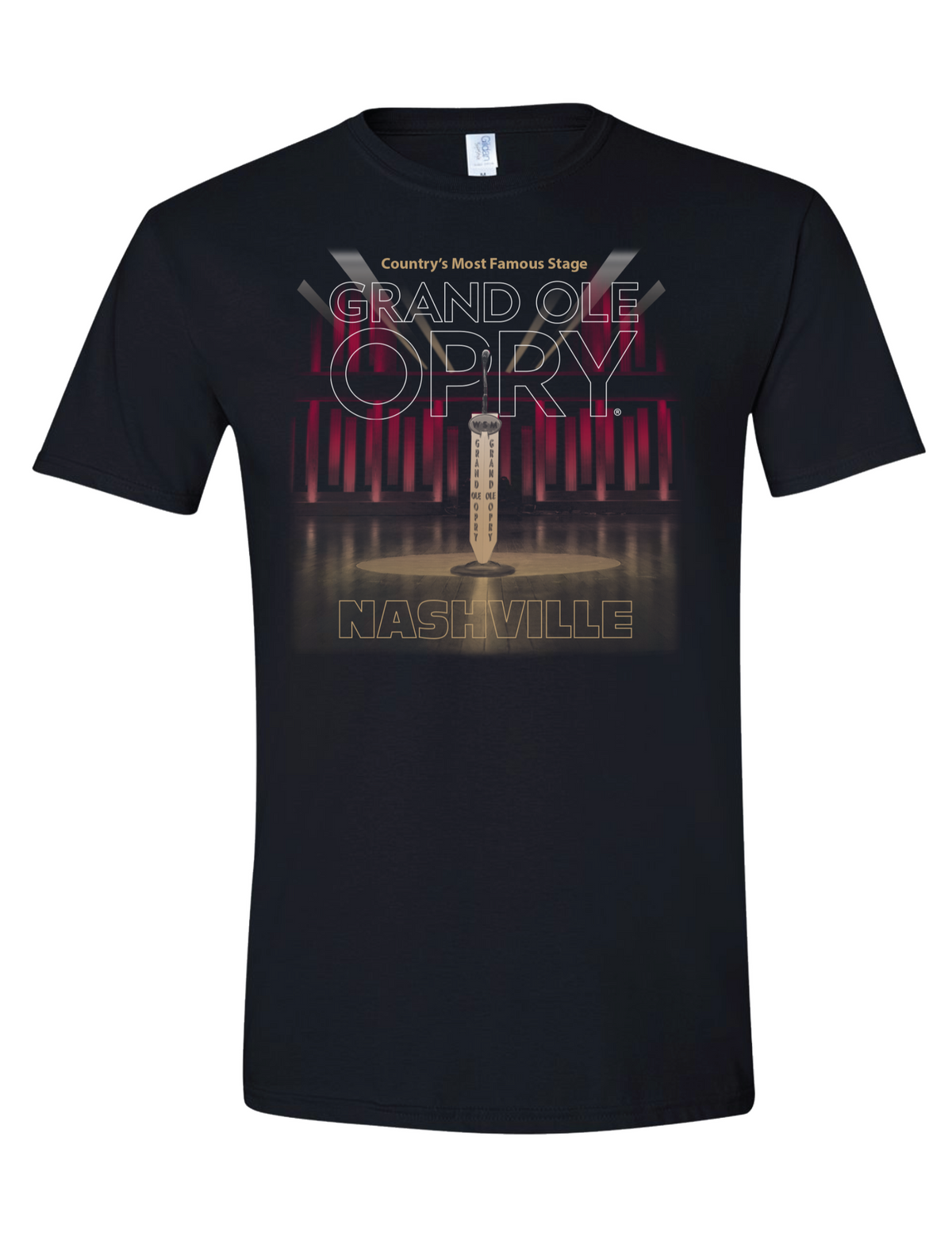 Opry Member List Stage Tee - BLACK / SM - CREWS