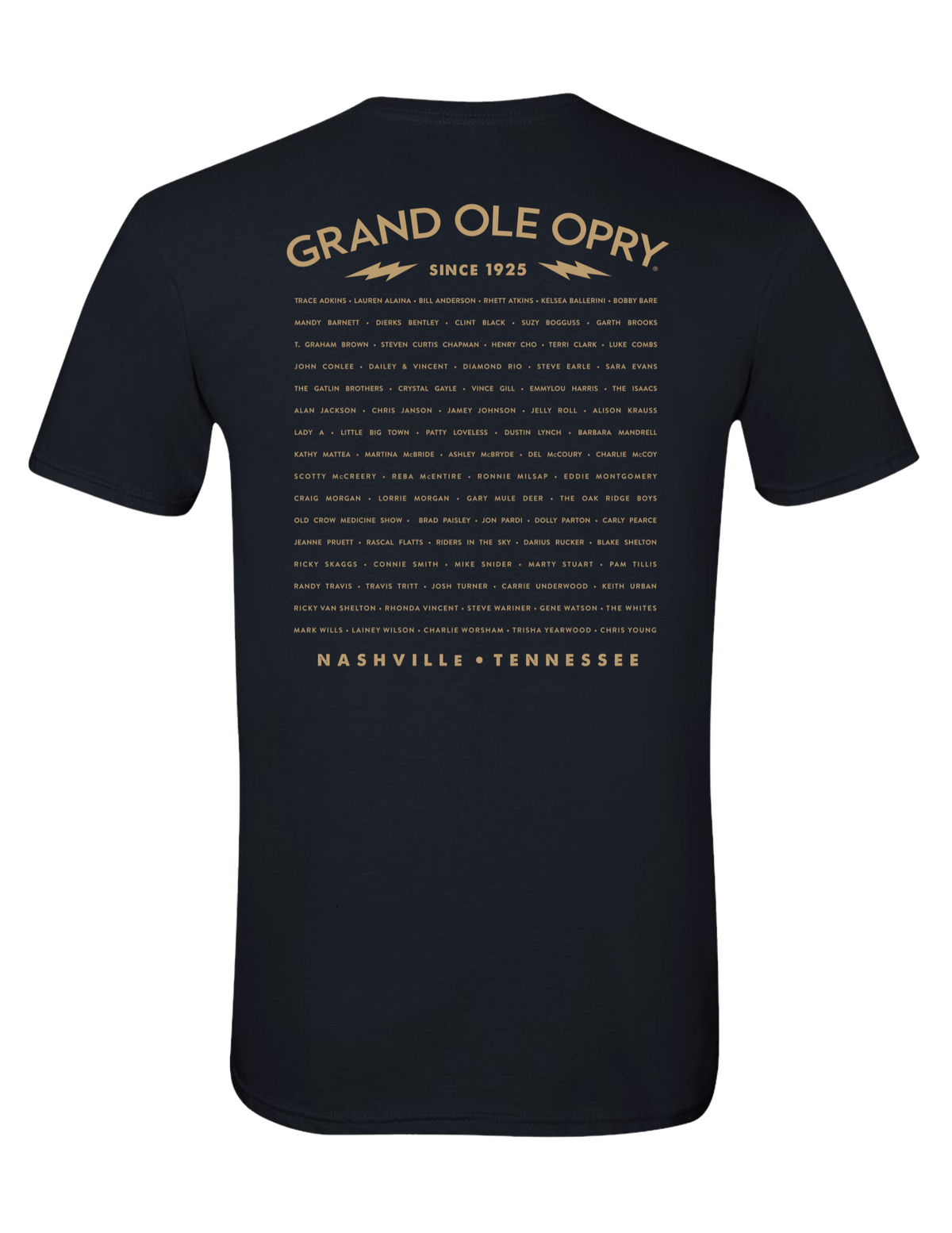 Opry Member List Stage Tee - CREWS