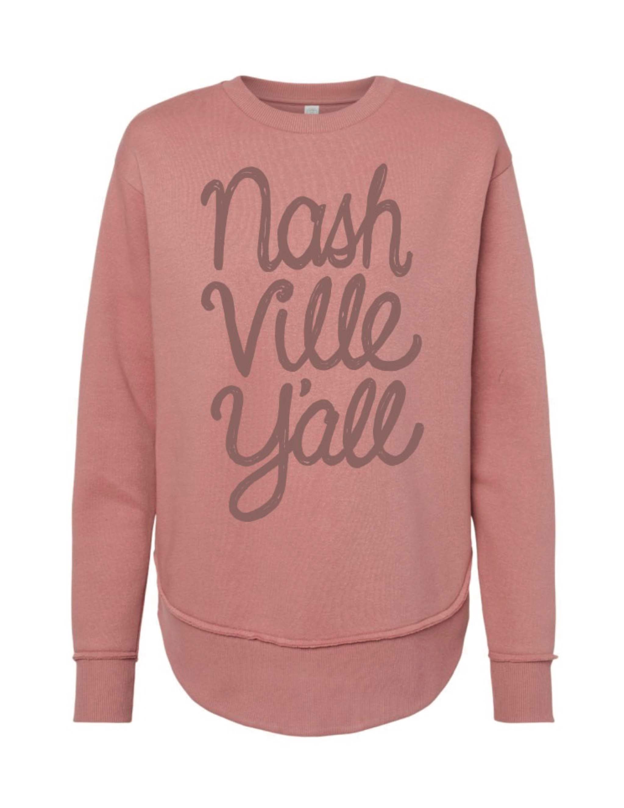 Nashville Y'all Women's Crew Neck Sweatshirt