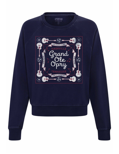 Opry Nashville Pride Bandana Crew - NAVY / SM - CREW SWEATSHIRTS