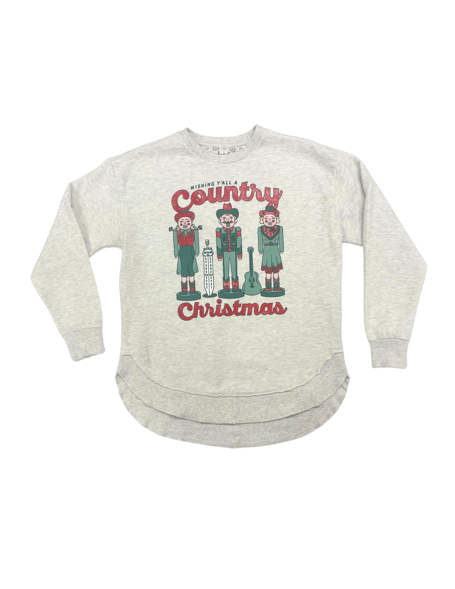 Women's Nutcracker Country Christmas Sweatshirt