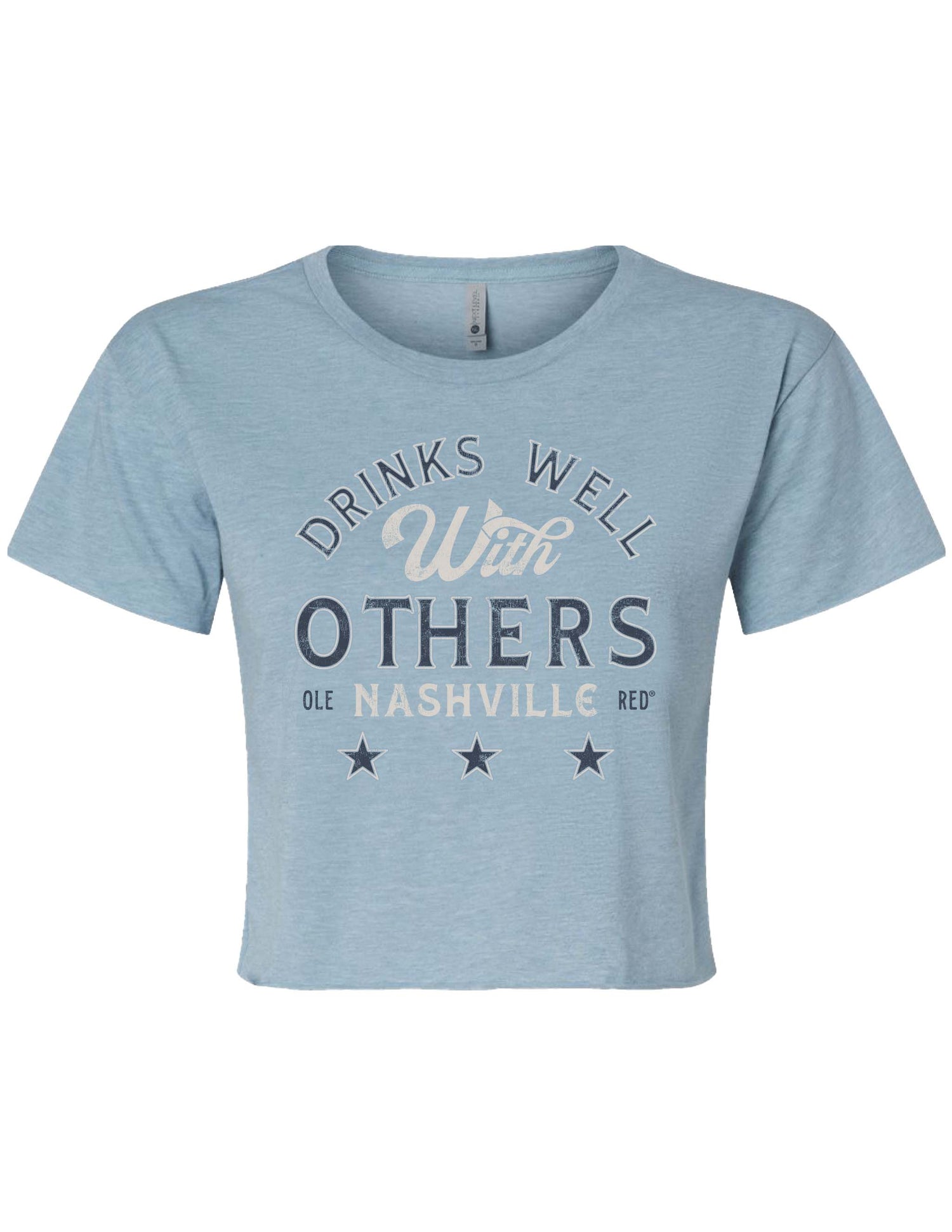 Ole Red Nashville Women's Drinks Well With Others Cropped T-Shirt