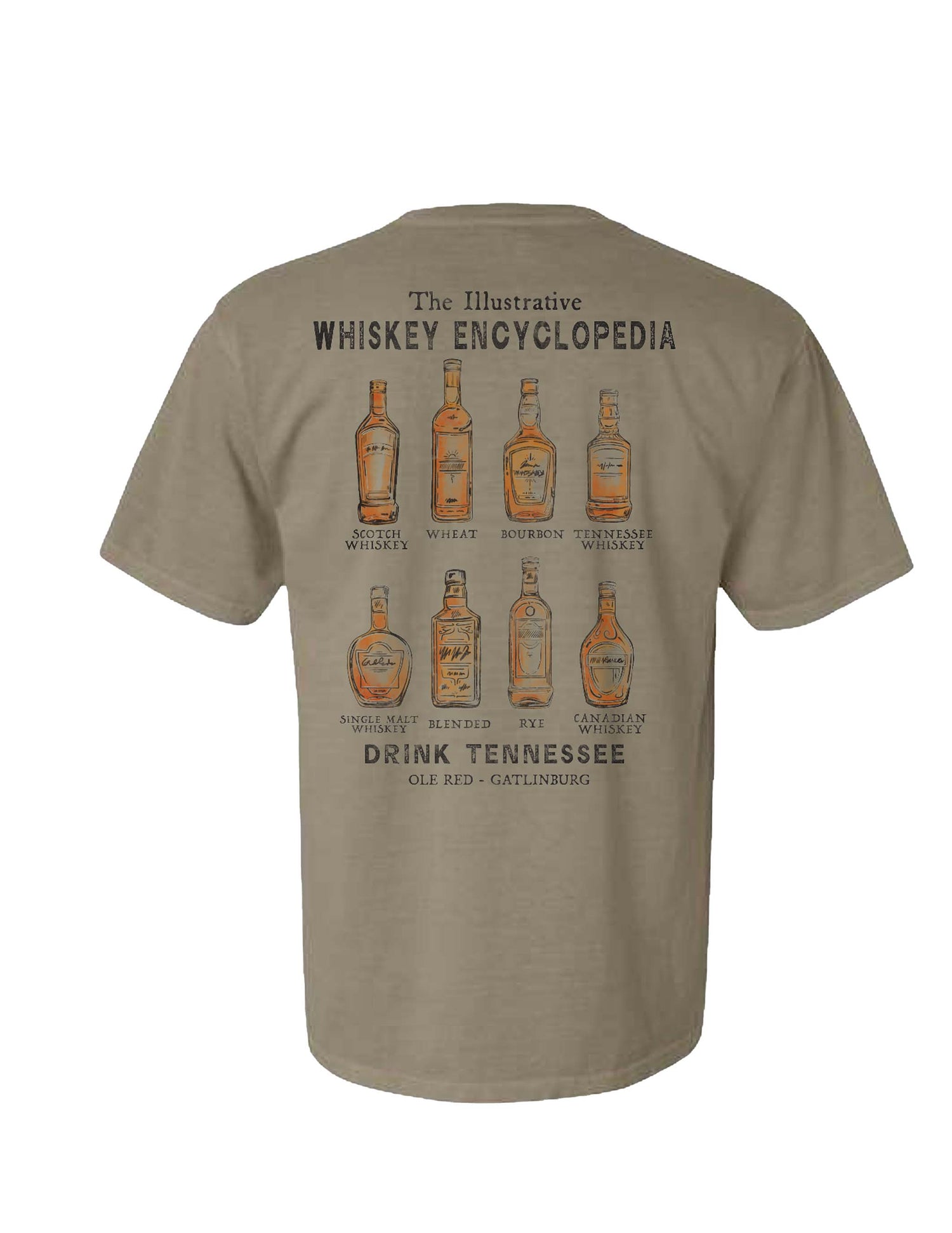 Ole Red Gatlinburg Encyclopedia of Whiskey T-Shirt