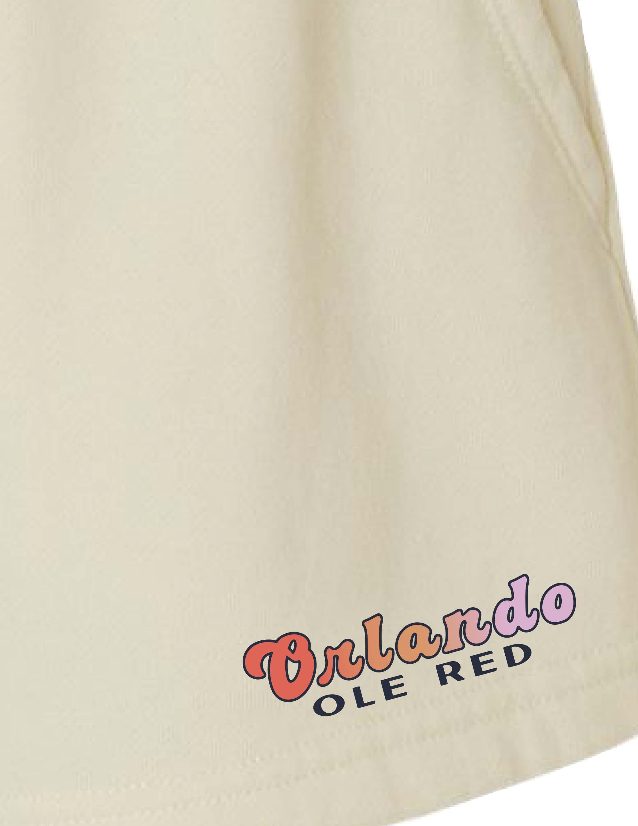 Ole Red Orlando Retro Wave Drawstring Shorts