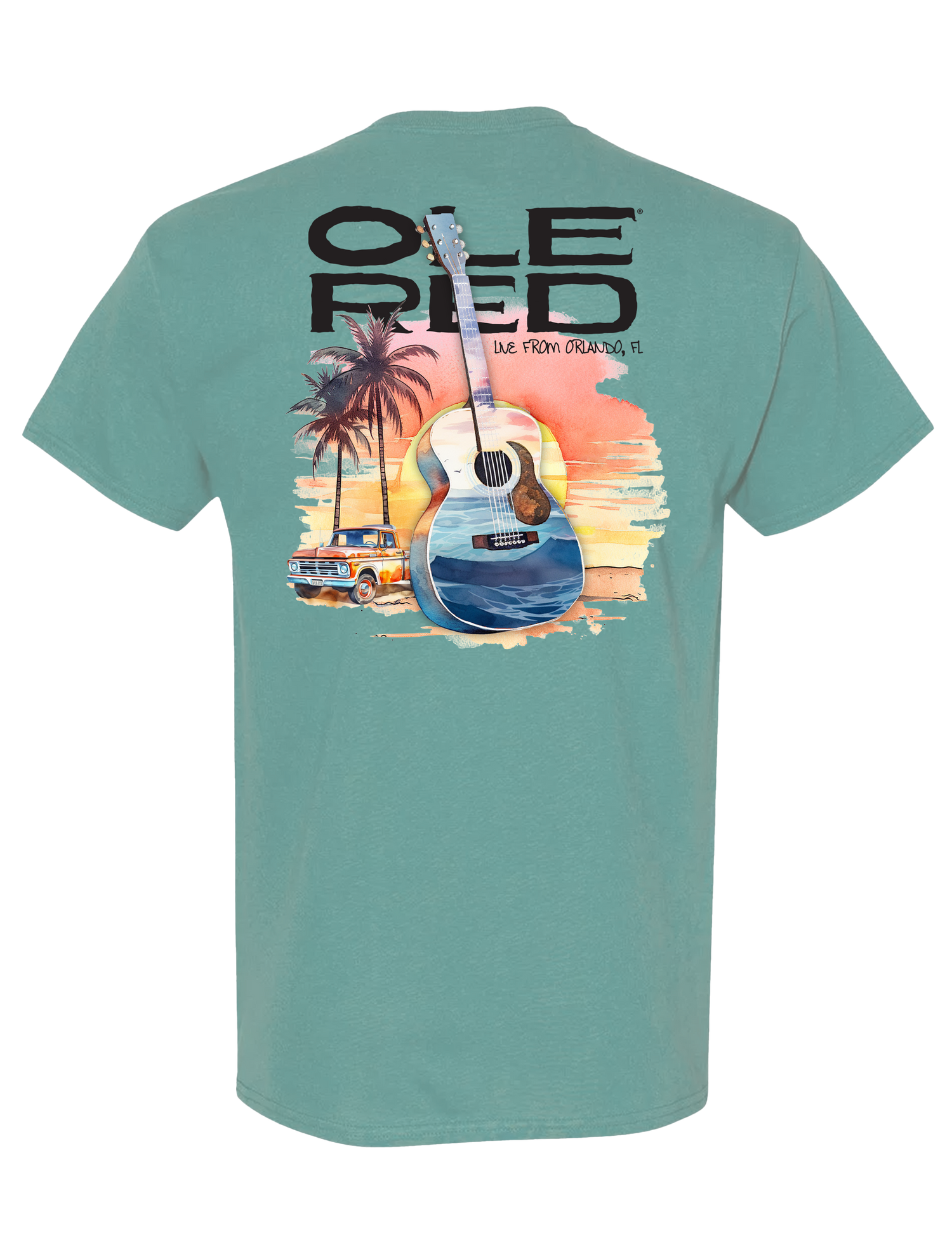 Ole Red Orlando Sunset Guitar T-Shirt