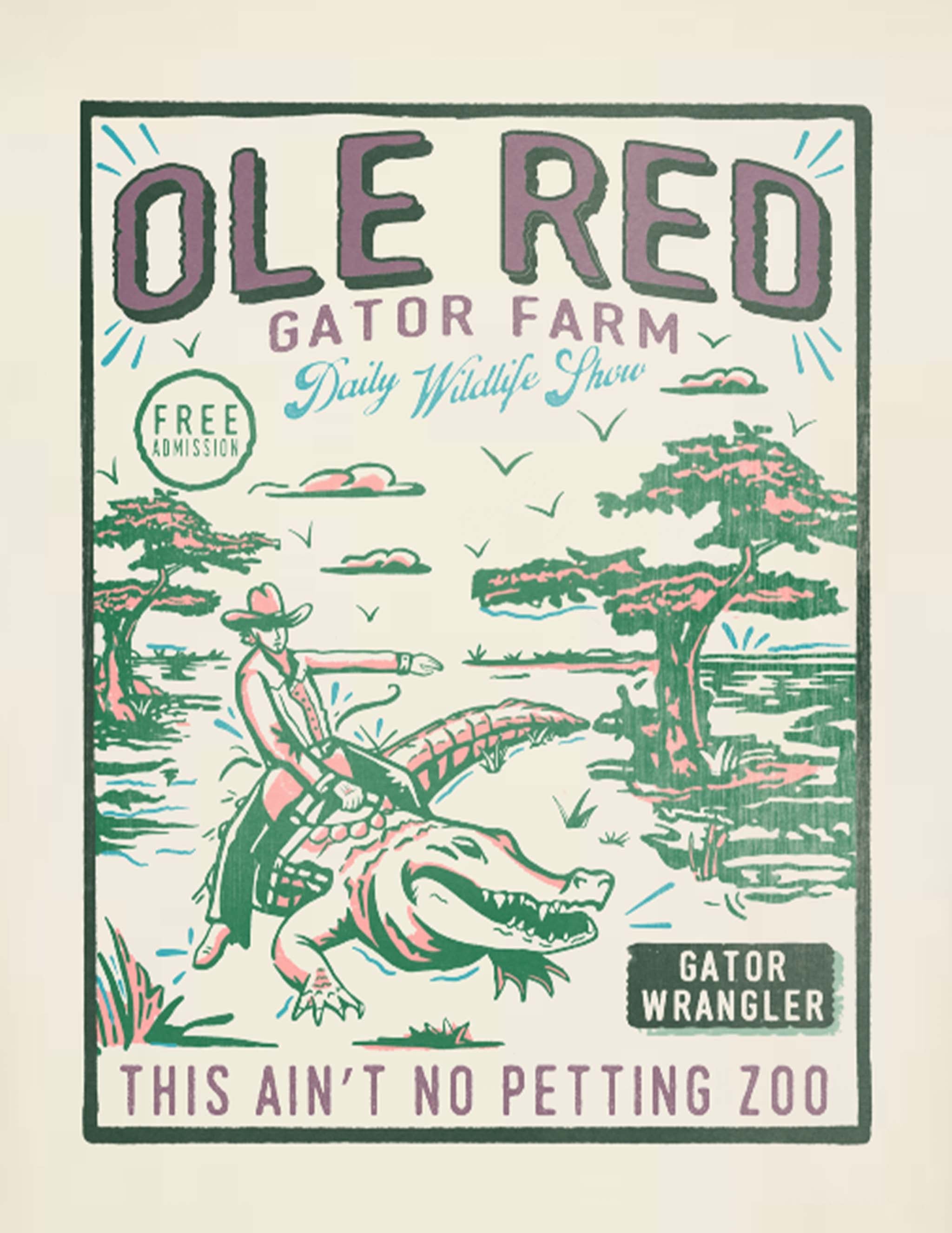 Ole Red Orlando Gator Farm T-Shirt