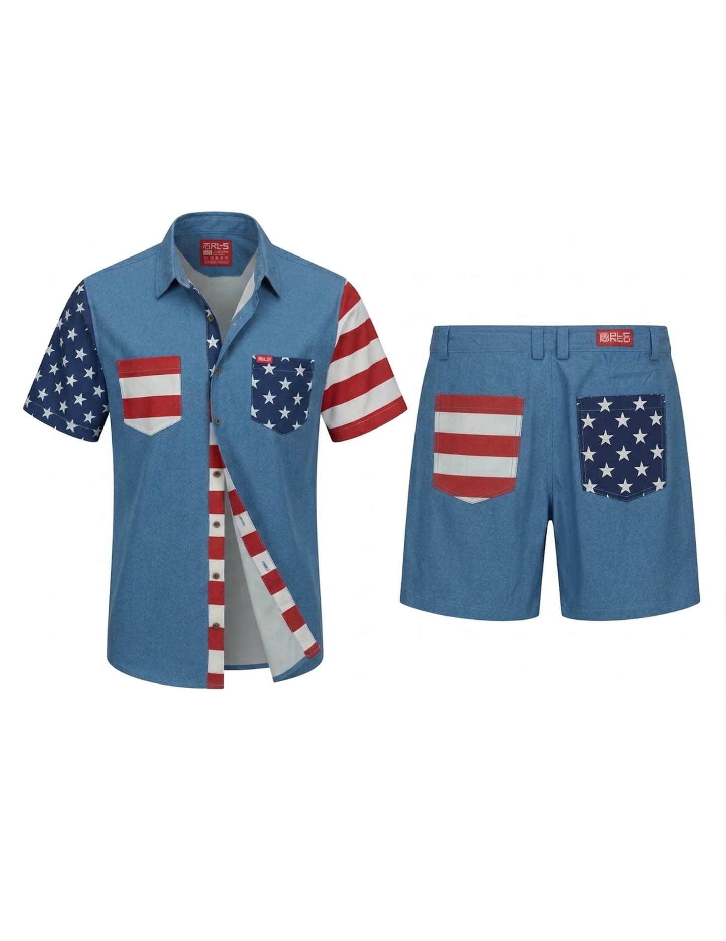 Ole Red Americana Mens Party Set - BUTTON FRONT
