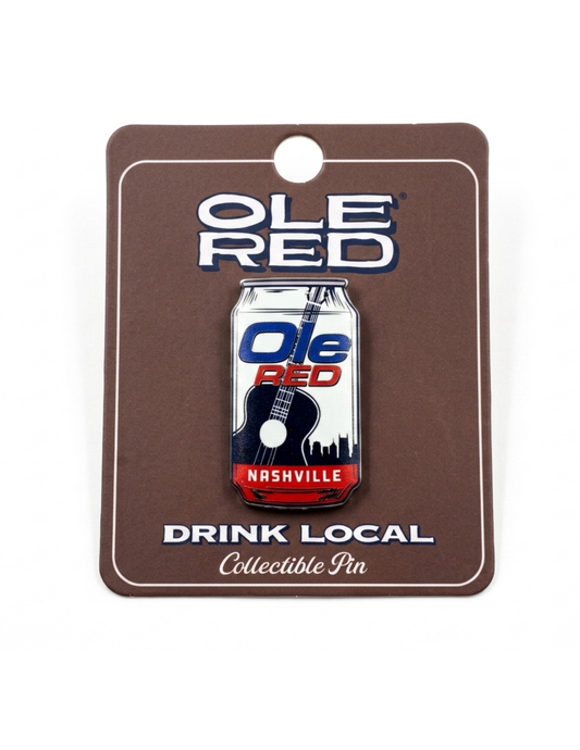 Ole Red Nashville Beer Can Pin - PINS
