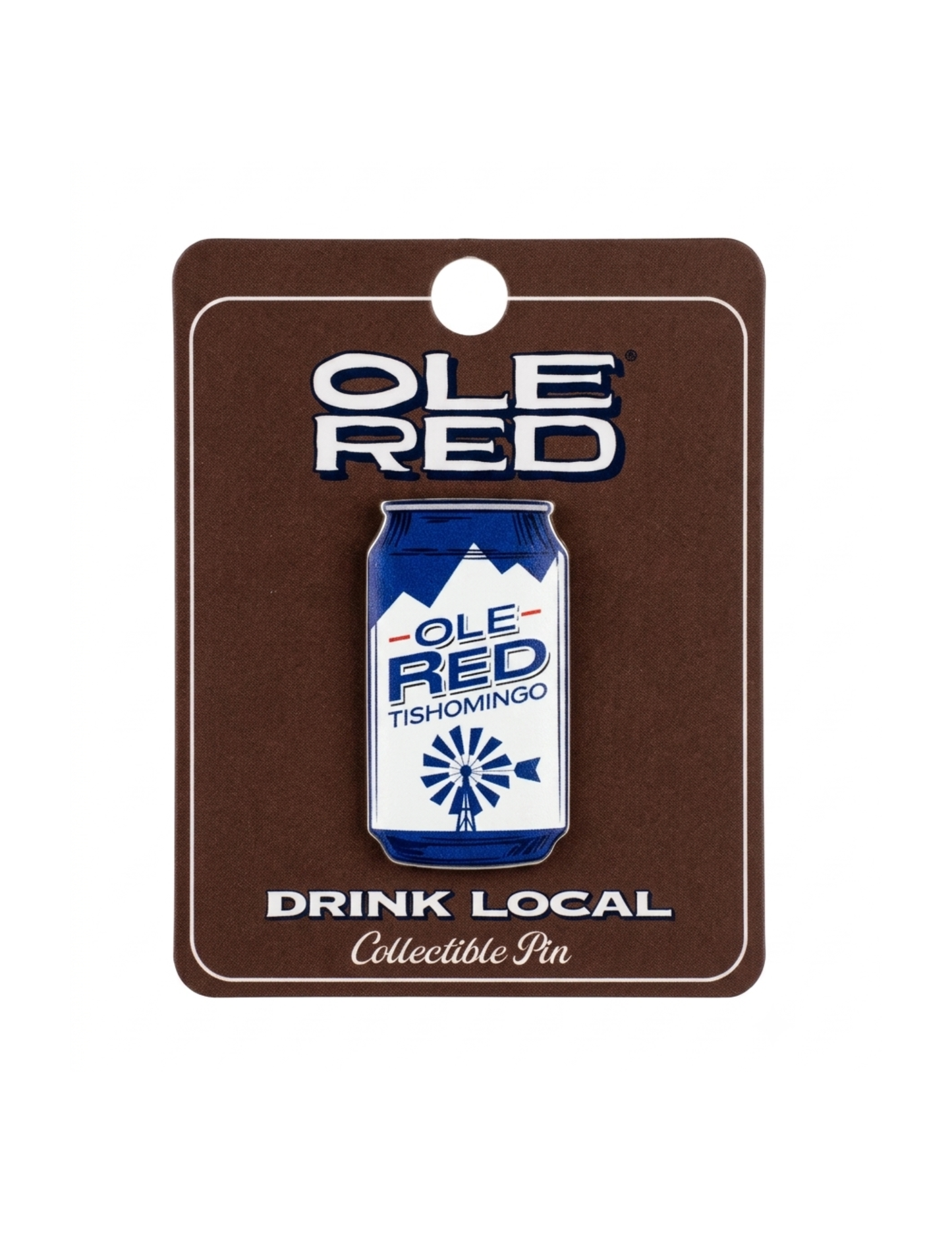 Ole Red Tishomingo Beer Can Pin - PINS