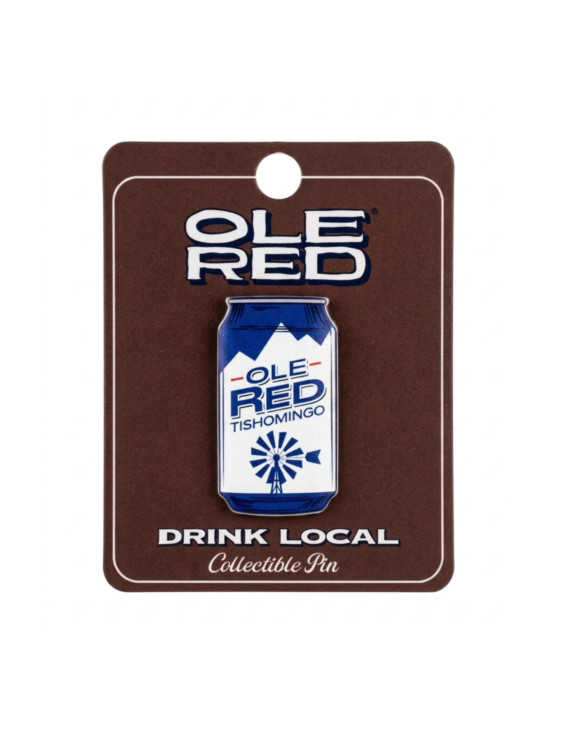Ole Red Tishomingo Beer Can Pin - PINS