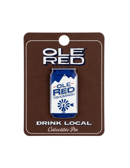 Ole Red Tishomingo Beer Can Pin - PINS