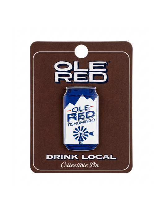 Ole Red Tishomingo Beer Can Pin - PINS