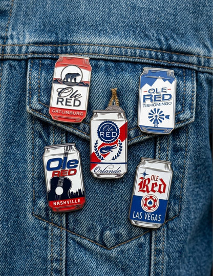 Ole Red Gatlinburg Beer Can Pin - PINS