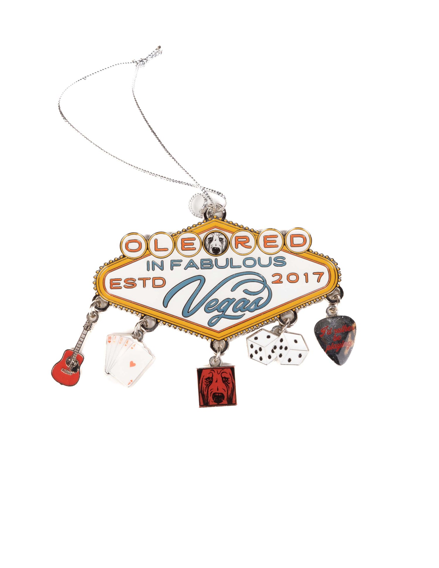 Ole Red Vegas Sign 5 Charm Ornament