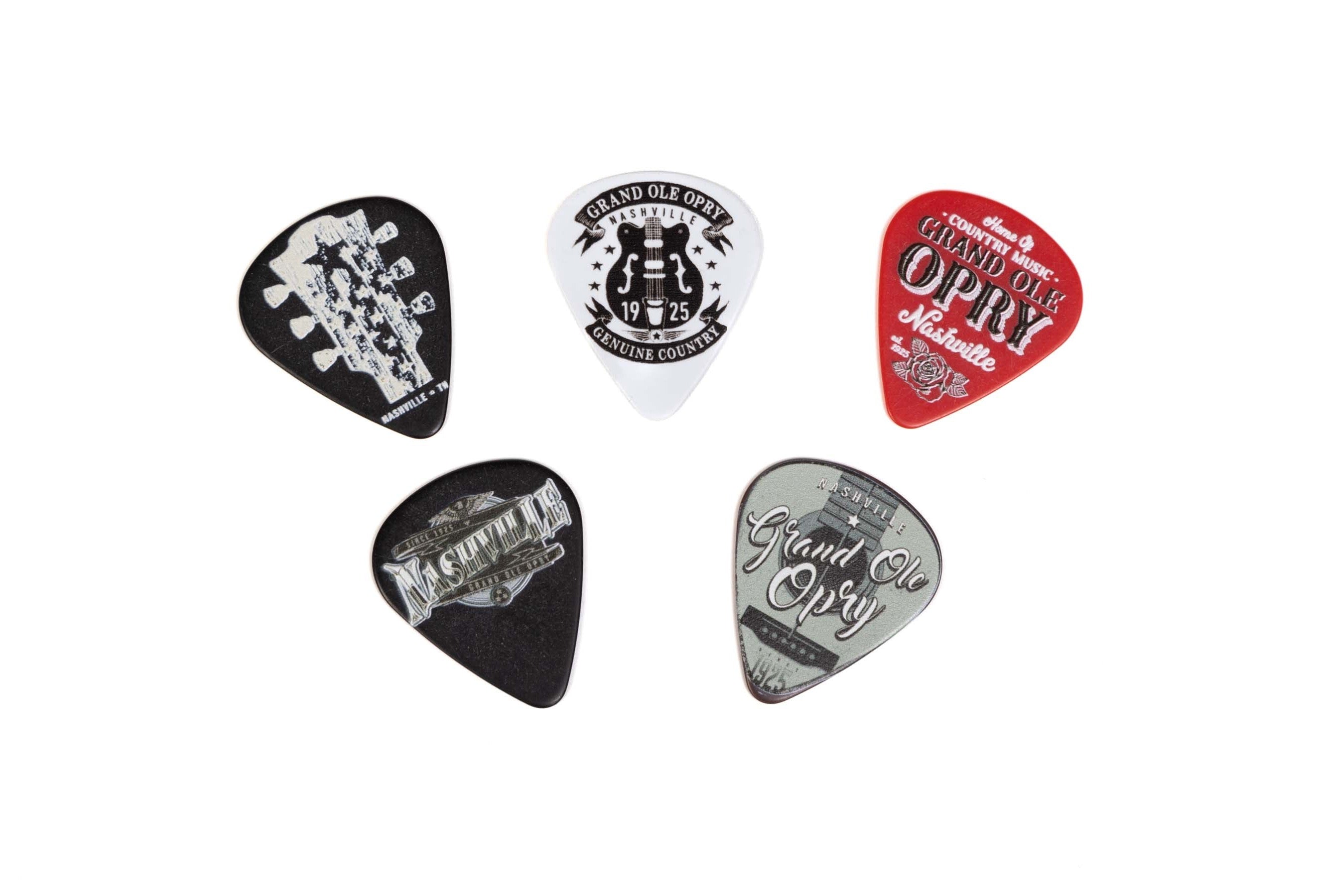 Opry 5pc Guitar Pick Pack