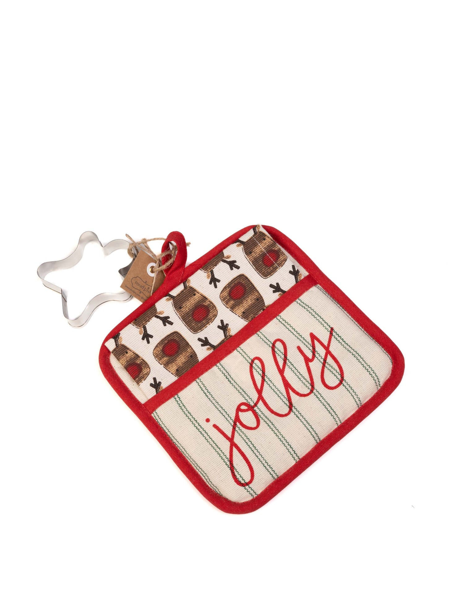 Farm Christmas Potholder Towel 3-pc Set