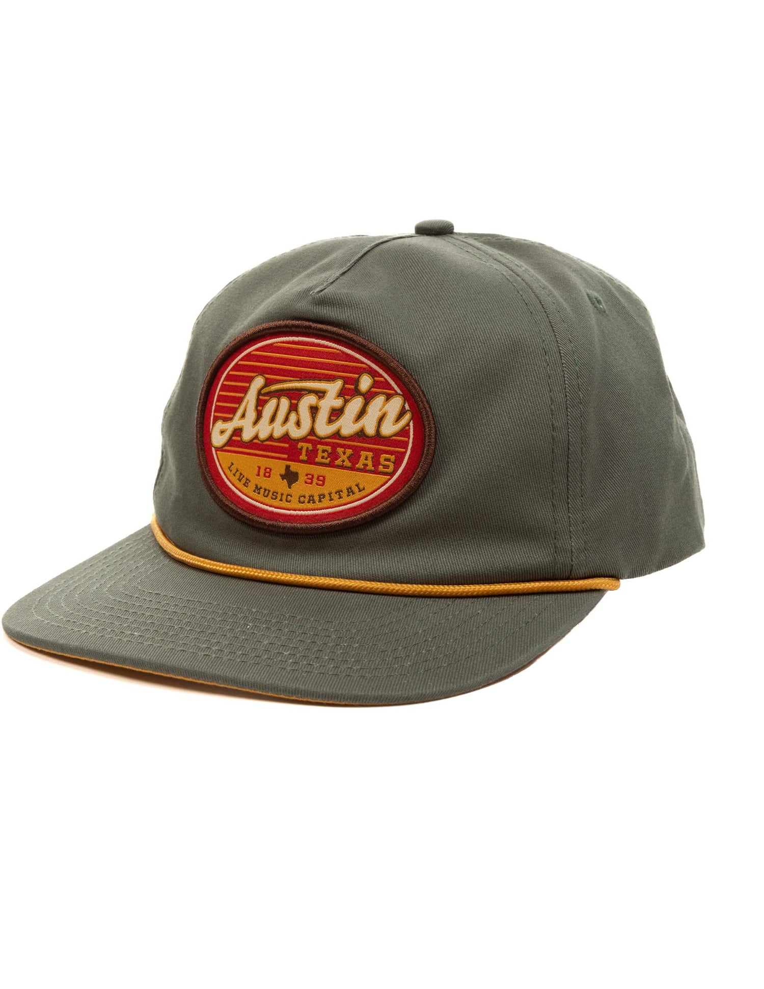 Austin Texas Live Music Capital Patch Hat