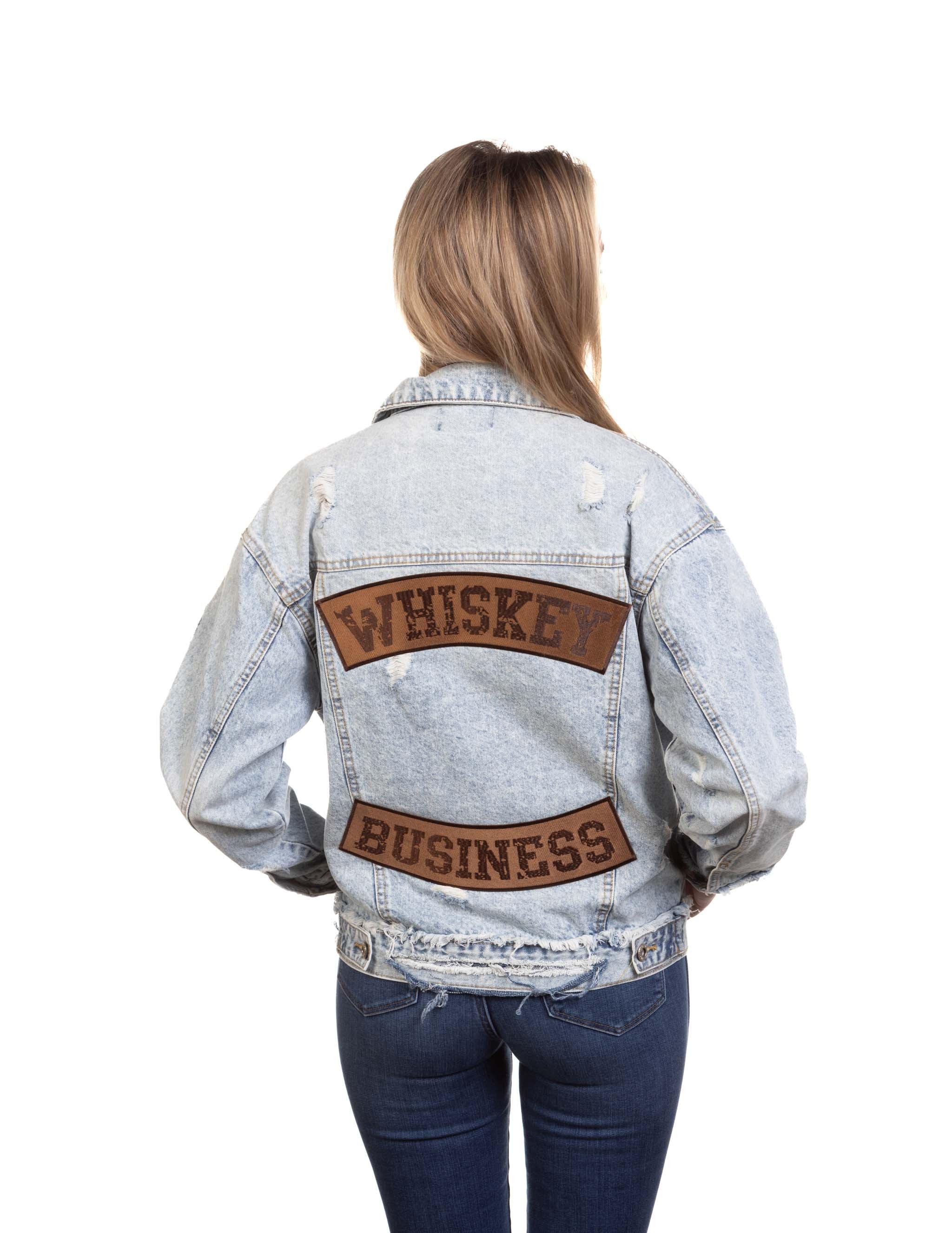 Ole Red Whiskey Business Patch Denim Jacket