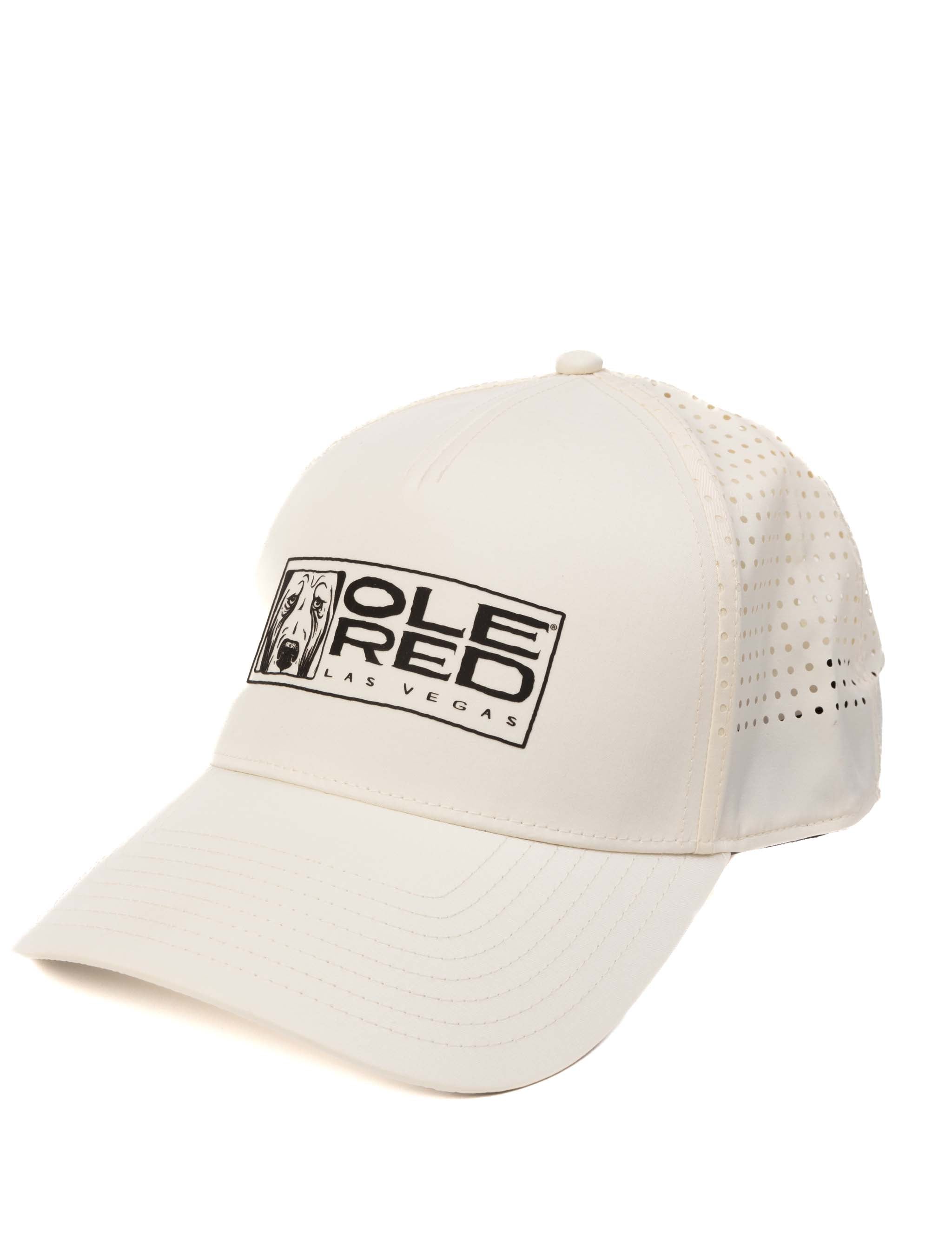 Ole Red Vegas Sport Logo Cream Performance Hat