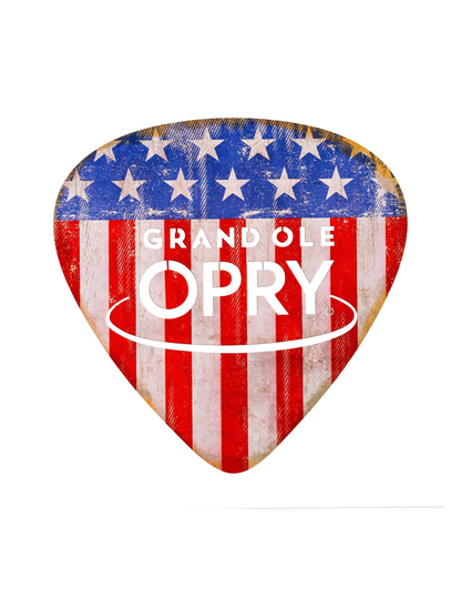 Opry Americana Guitar Pick Metal Plaque - FRAMED ART
