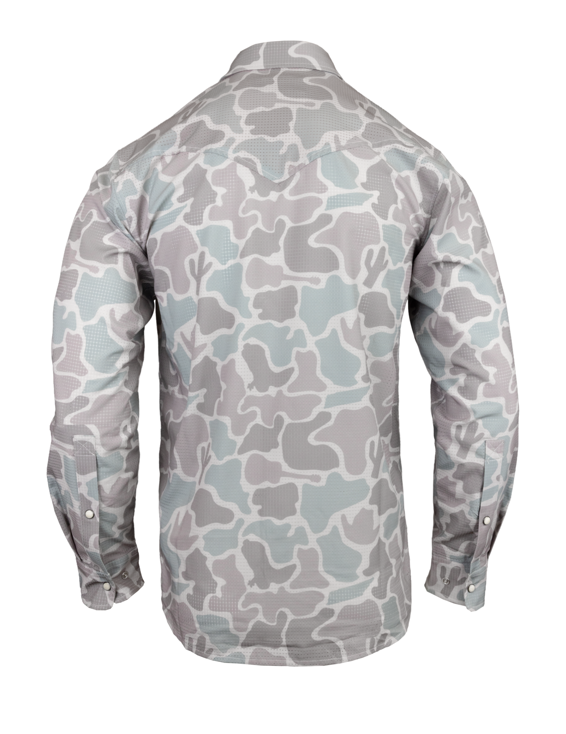 Opry Scout Pearl Snap Camo Button Up Shirt - BUTTON FRONT