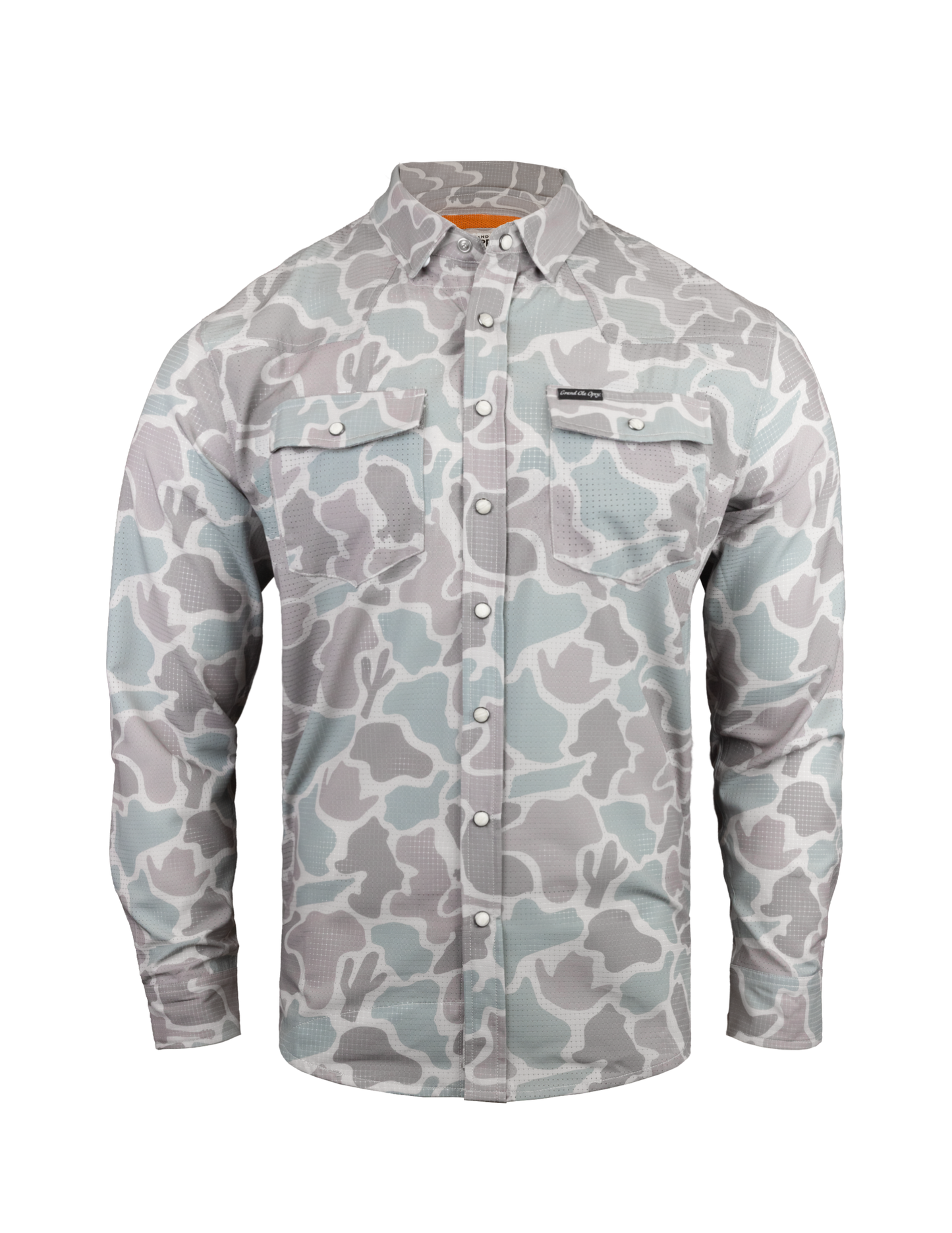 Opry Scout Pearl Snap Camo Button Up Shirt - BUTTON FRONT